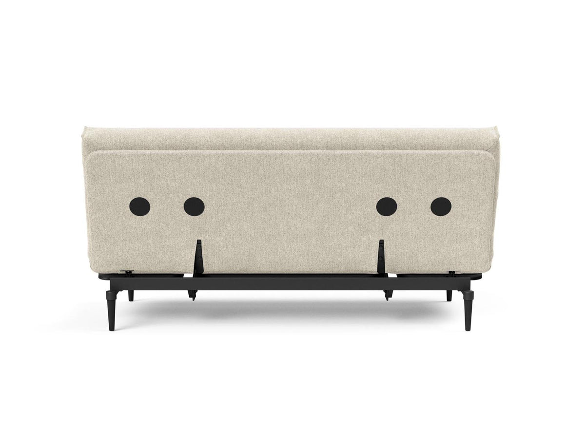 Colpus Bettsofa 140 Nordic Cover Eiche schwarz Soft Spring in 357 Taura Off White präsentiert im Onlineshop von KAQTU Design AG. Bettsofa ist von Innovation Living