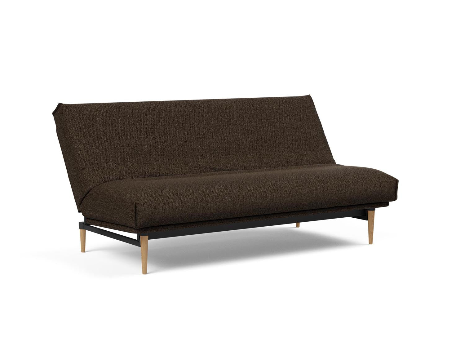 Erleben Sie das Colpus Bettsofa 140 Nordic Cover von Innovation Living – ein elegantes Möbelstück mit Soft Spring Matratze für höchsten Schlafkomfort und praktischen, abnehmbaren Bezug.