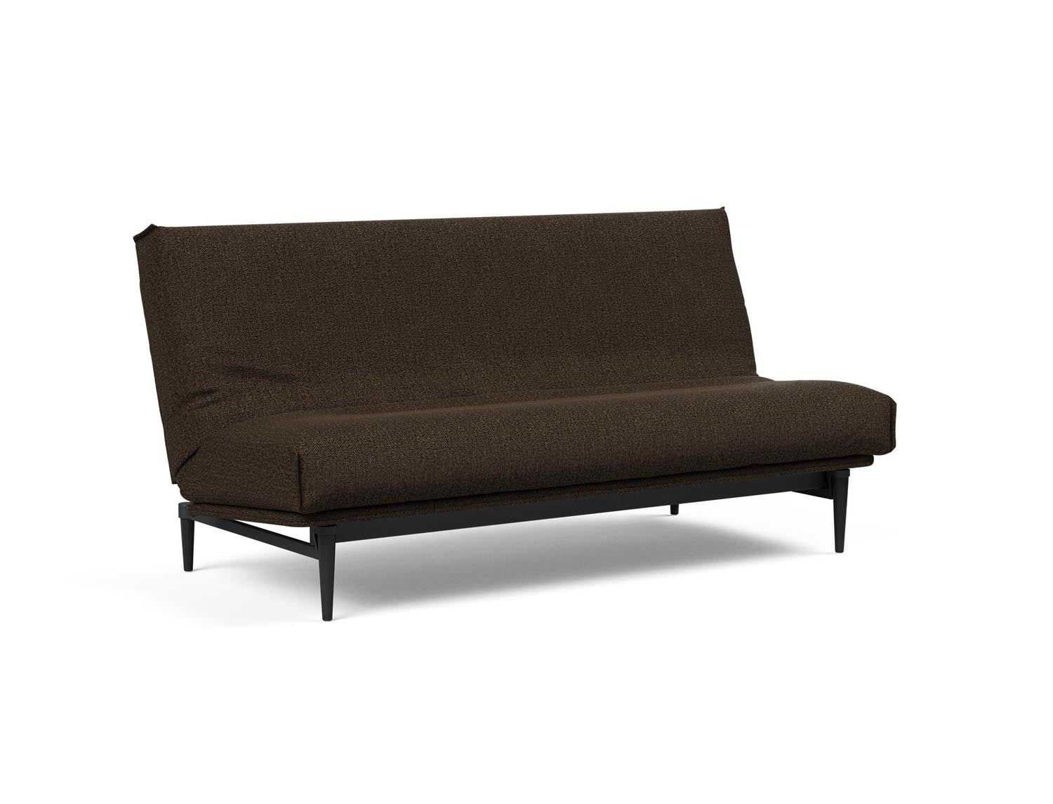 Entdecken Sie das Colpus Bettsofa 140 Nordic Cover in stilvollem Eiche schwarz. Ideal für kompaktes Wohnen, bietet es Komfort und Funktionalität.