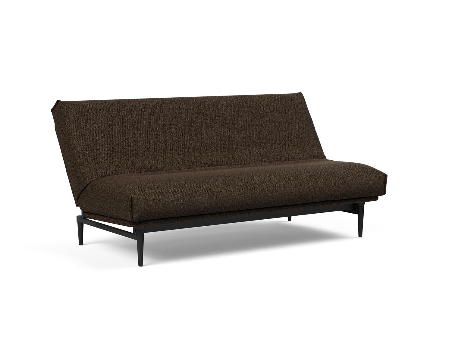 Entdecken Sie das Colpus Bettsofa 140 Nordic Cover in stilvollem Eiche schwarz. Ideal für kompaktes Wohnen, bietet es Komfort und Funktionalität.