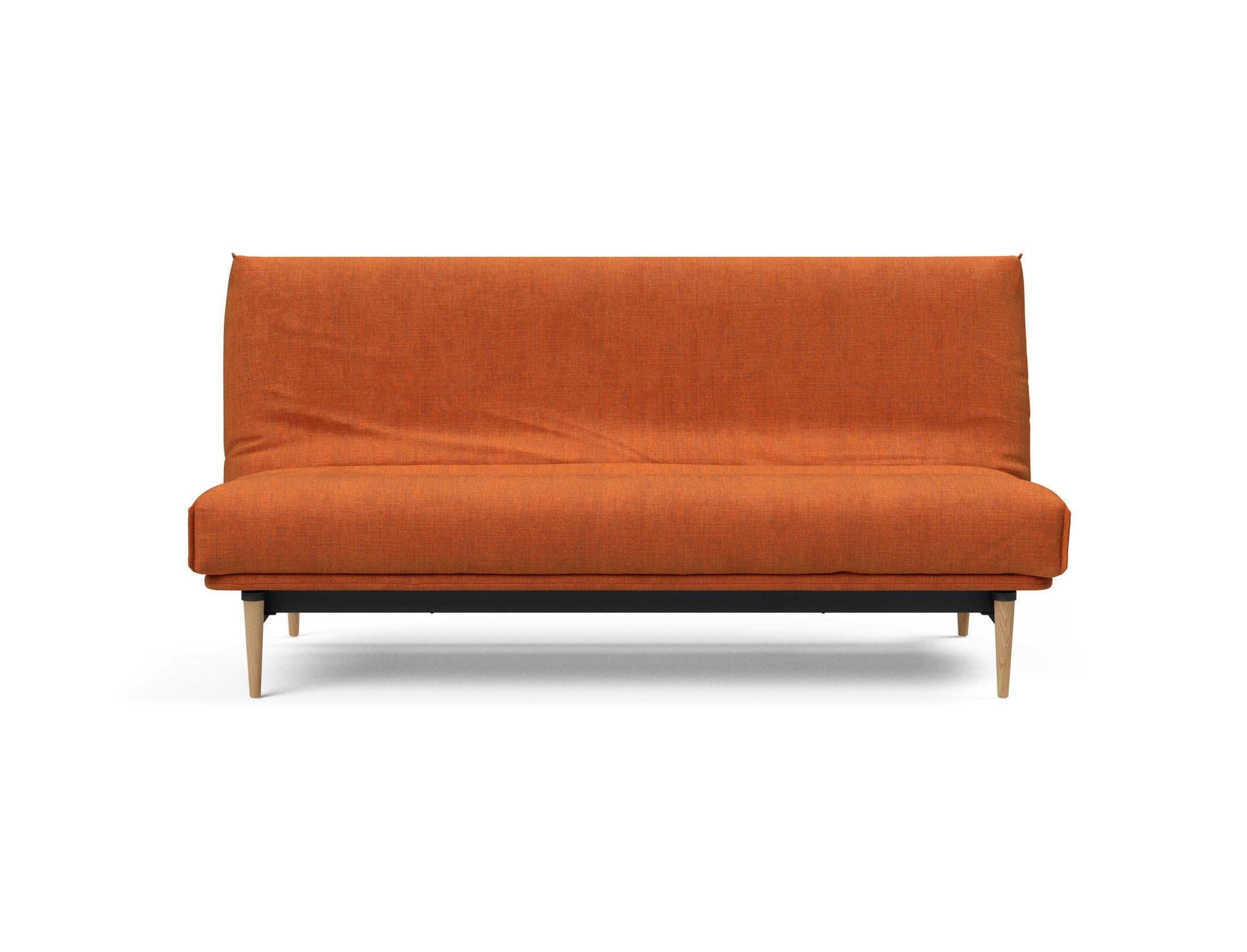 Entdecken Sie das Colpus Bettsofa 140 Nordic Cover von Innovation Living – stilvolles Design, weiche Federkernmatratze und abnehmbarer Bezug für optimalen Komfort.