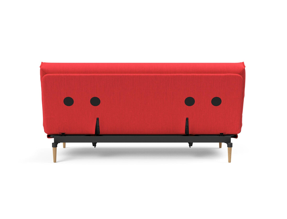 Colpus Bettsofa 140 Nordic Cover mit Gestellbezug Soft Spring in 511 Elegance Red präsentiert im Onlineshop von KAQTU Design AG. Bettsofa ist von Innovation Living