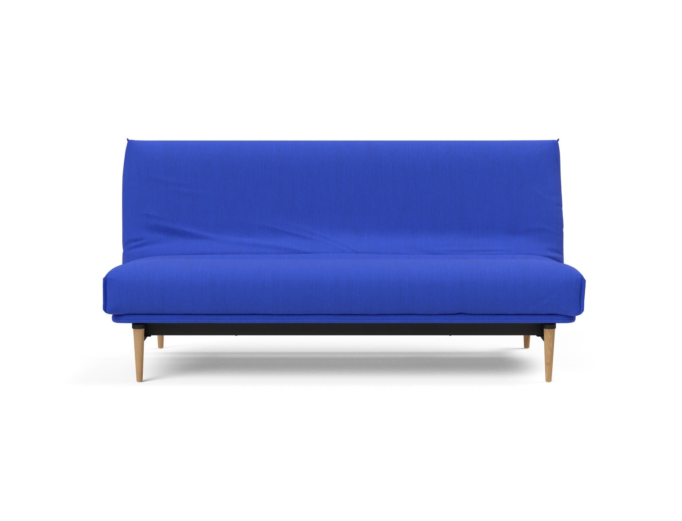 Entdecken Sie das Colpus Bettsofa 140 Nordic Cover von Innovation Living – stilvolles Design, weiche Federkernmatratze und abnehmbarer Bezug für optimalen Komfort.