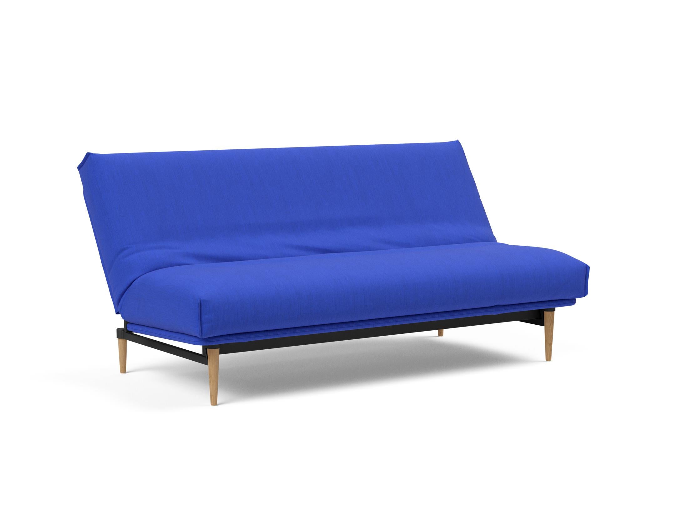 Erleben Sie das Colpus Bettsofa 140 Nordic Cover von Innovation Living – ein elegantes Möbelstück mit Soft Spring Matratze und pflegeleichtem Bezug für höchsten Schlafkomfort.