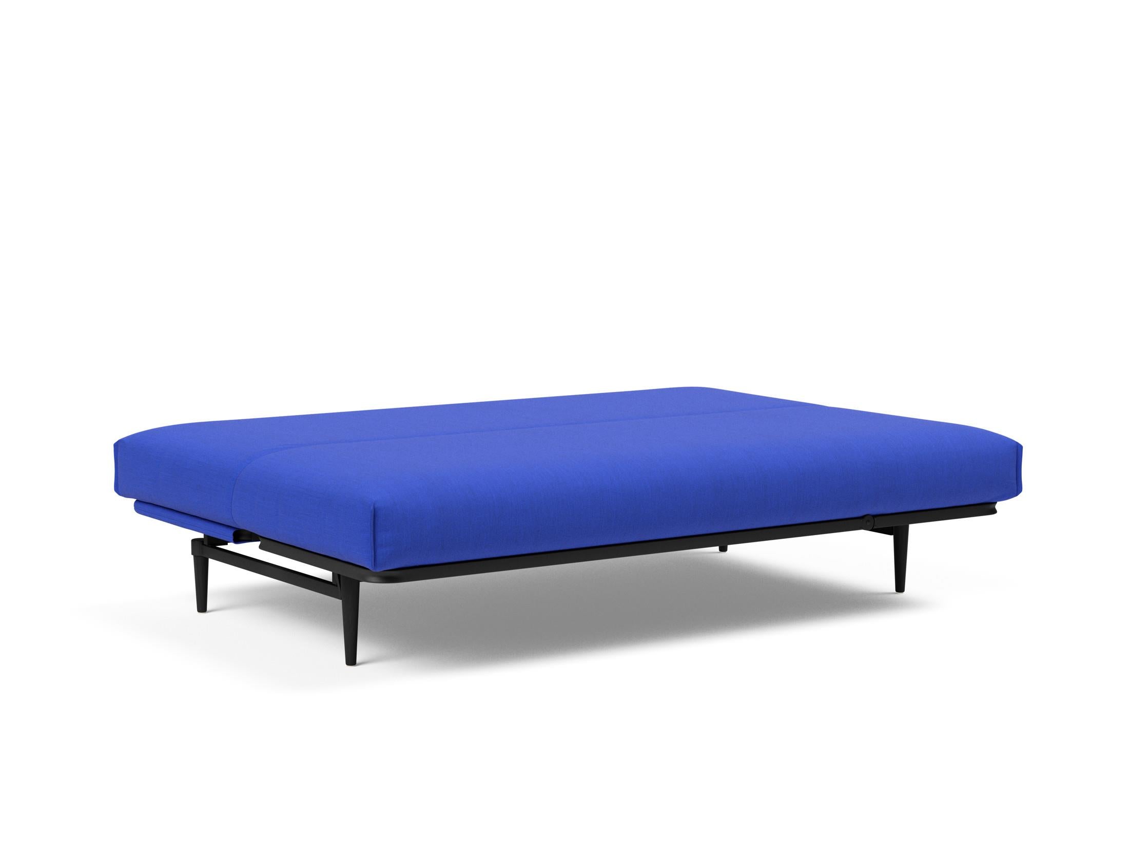 Erleben Sie das Colpus Bettsofa 140 Nordic Cover in Eiche schwarz – stilvolles Design trifft auf vielseitige Funktionalität für Ihr Zuhause.