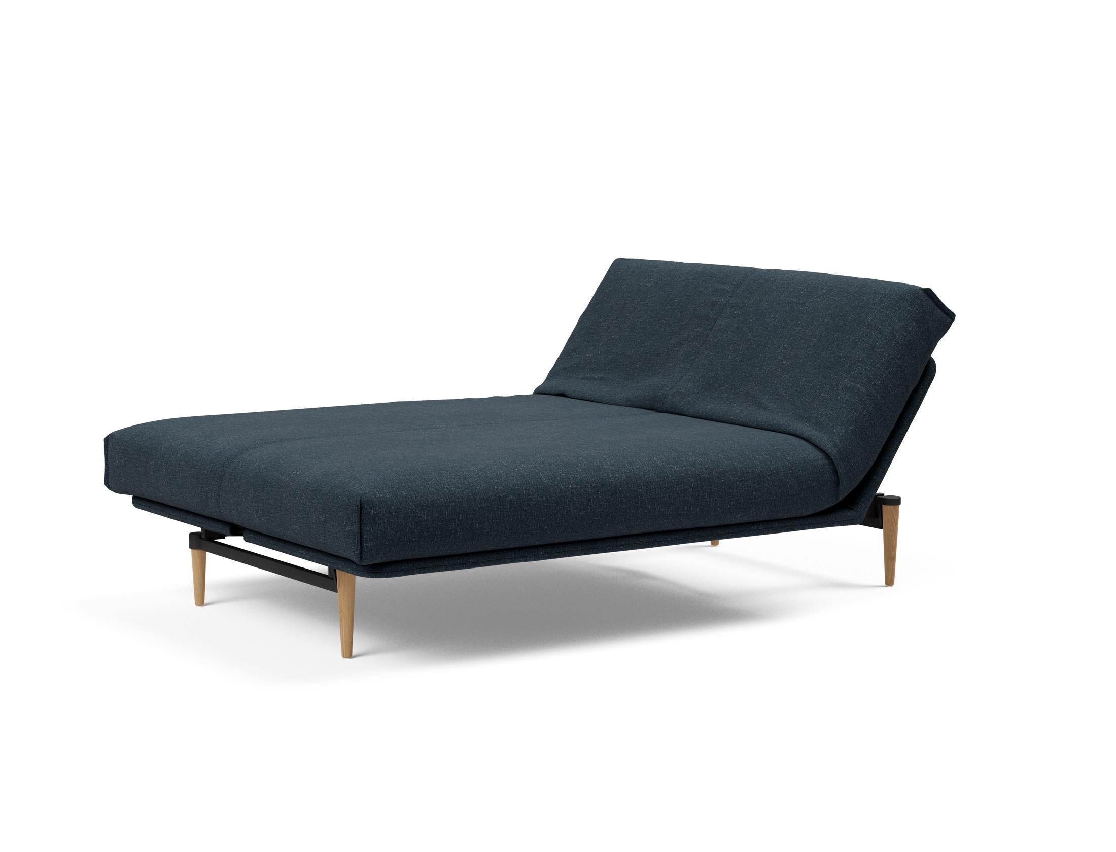 Entdecken Sie das Colpus Bettsofa 140 Nordic Cover von Innovation Living – stilvolles Design, weiche Federkernmatratze und abnehmbarer Bezug für optimalen Komfort.