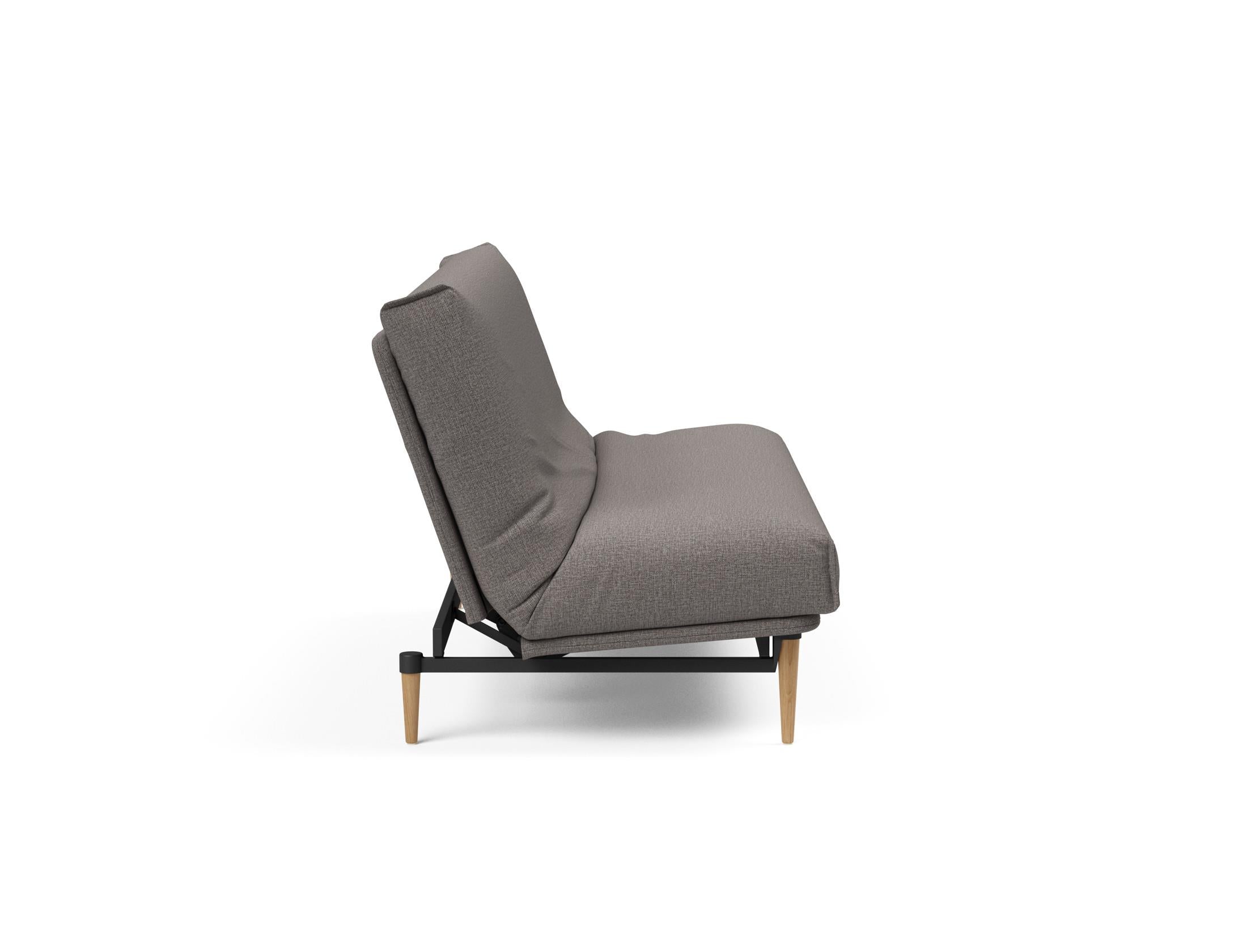 Entdecken Sie das Colpus Bettsofa 140 Nordic Cover von Innovation Living – stilvolles Design, weiche Federkernmatratze und abnehmbarer Bezug für optimalen Komfort.