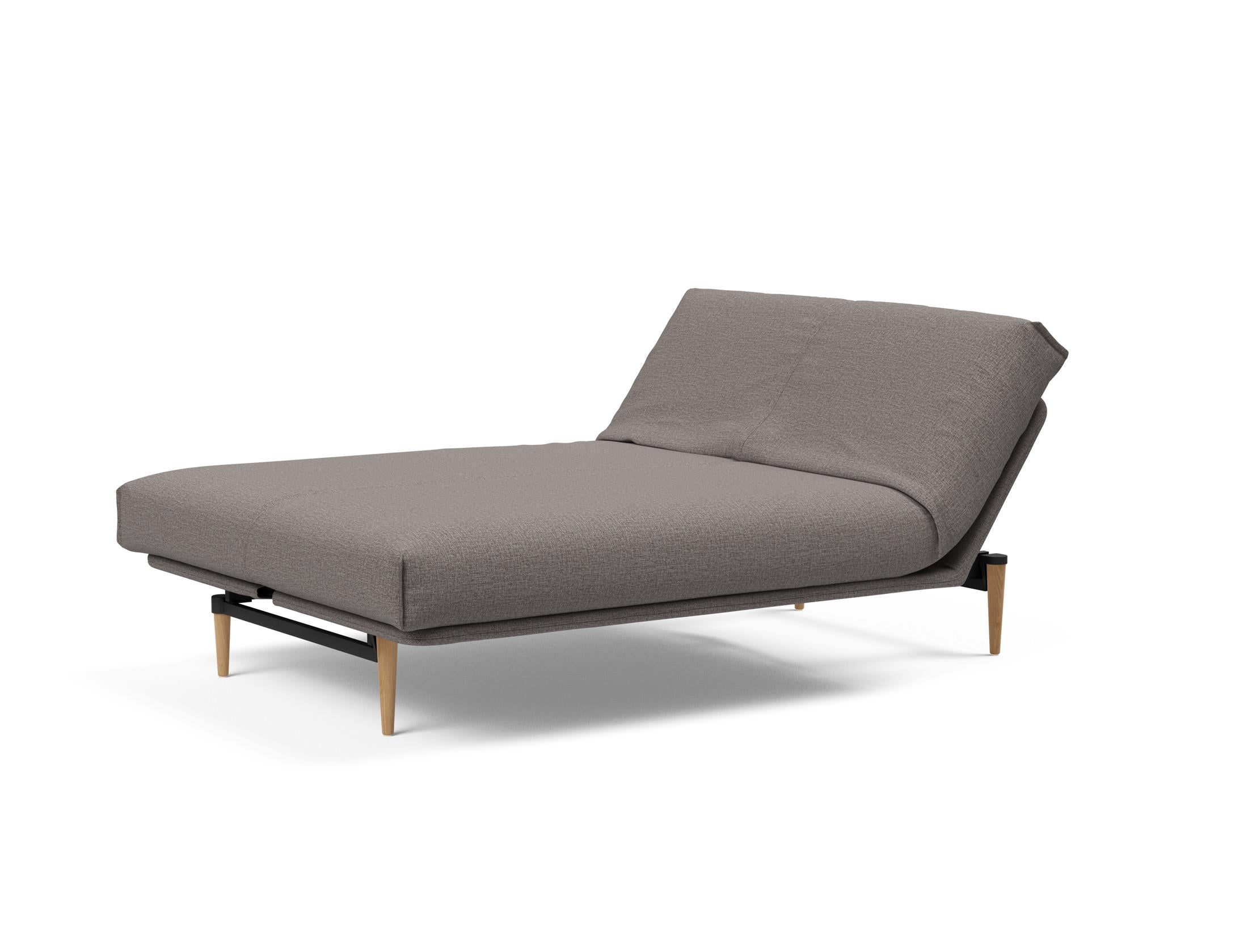 Entdecken Sie das Colpus Bettsofa 140 Nordic Cover von Innovation Living – stilvolles Design, weiche Federkernmatratze und abnehmbarer Bezug für optimalen Komfort.