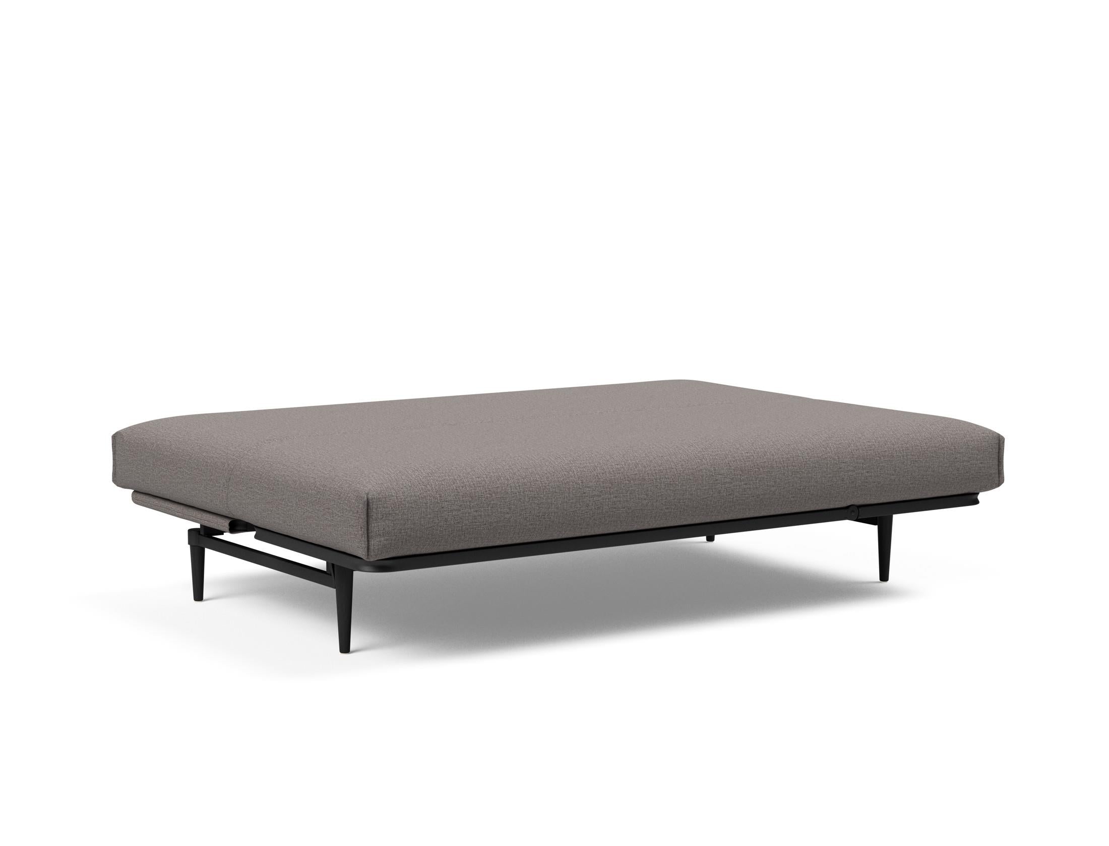 Erleben Sie das Colpus Bettsofa 140 Nordic Cover in Eiche schwarz – stilvolles Design trifft auf vielseitige Funktionalität für Ihr Zuhause.