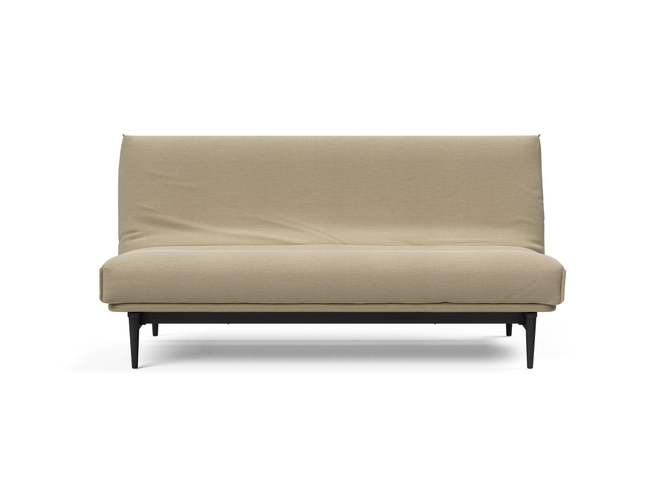 Elegantes Colpus Bettsofa 140 in schwarzer Eiche, perfekt für stilvolle Interiors, bietet Komfort und vielseitige Nutzungsmöglichkeiten.