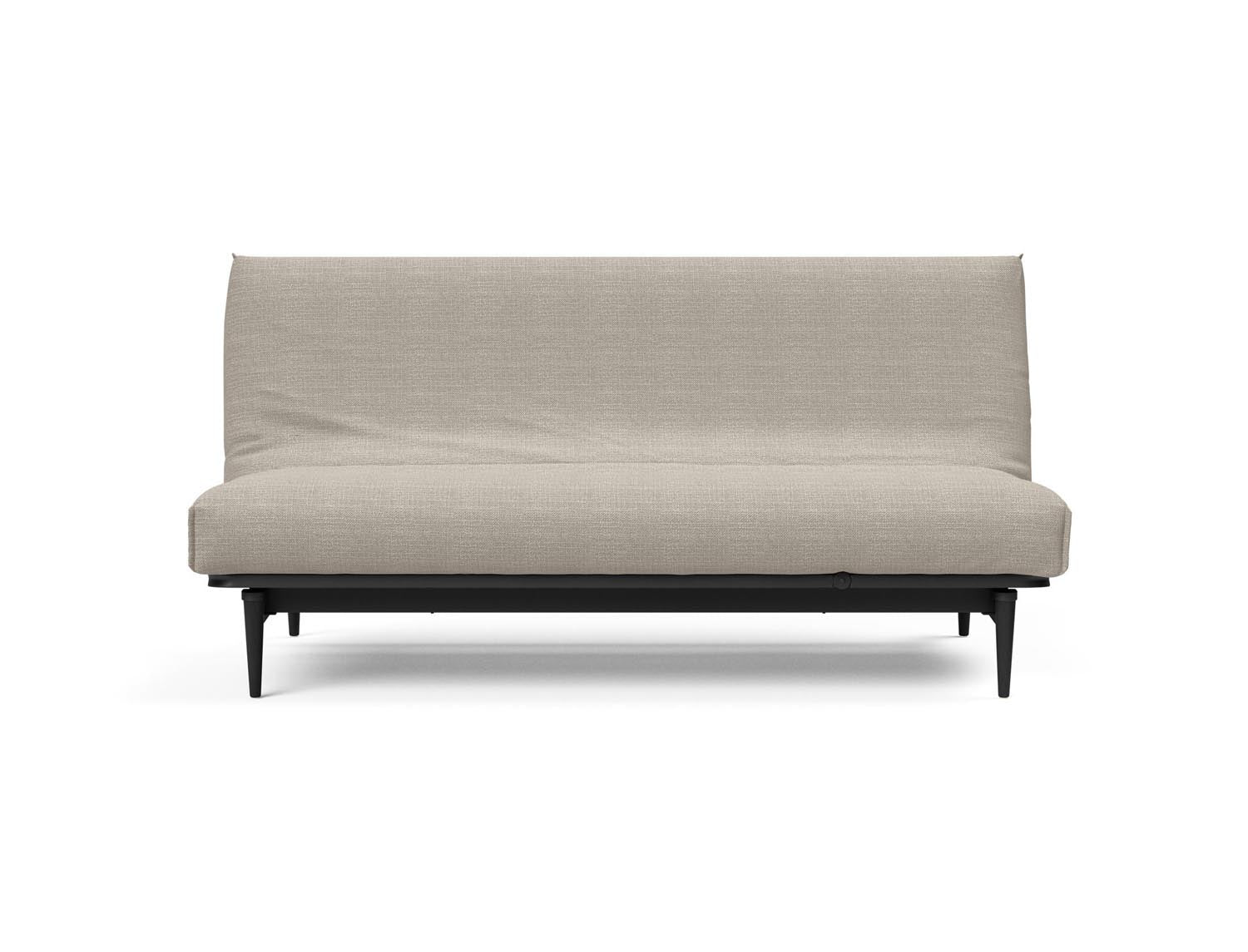 Elegantes Bettsofa Colpus 140 in schwarzer Eiche mit Nordic Cover, perfekt für stilvolle Einrichtung und entspannte Stunden.