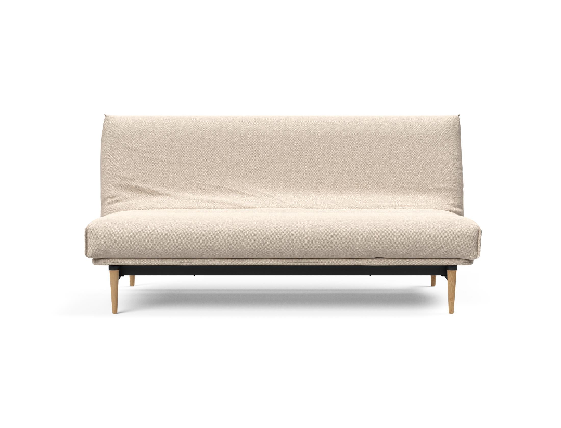 Modernes Colpus Bettsofa 140 in Nordic Cover, perfekt für gemütliche Nächte und vielseitige Wohnkonzepte.