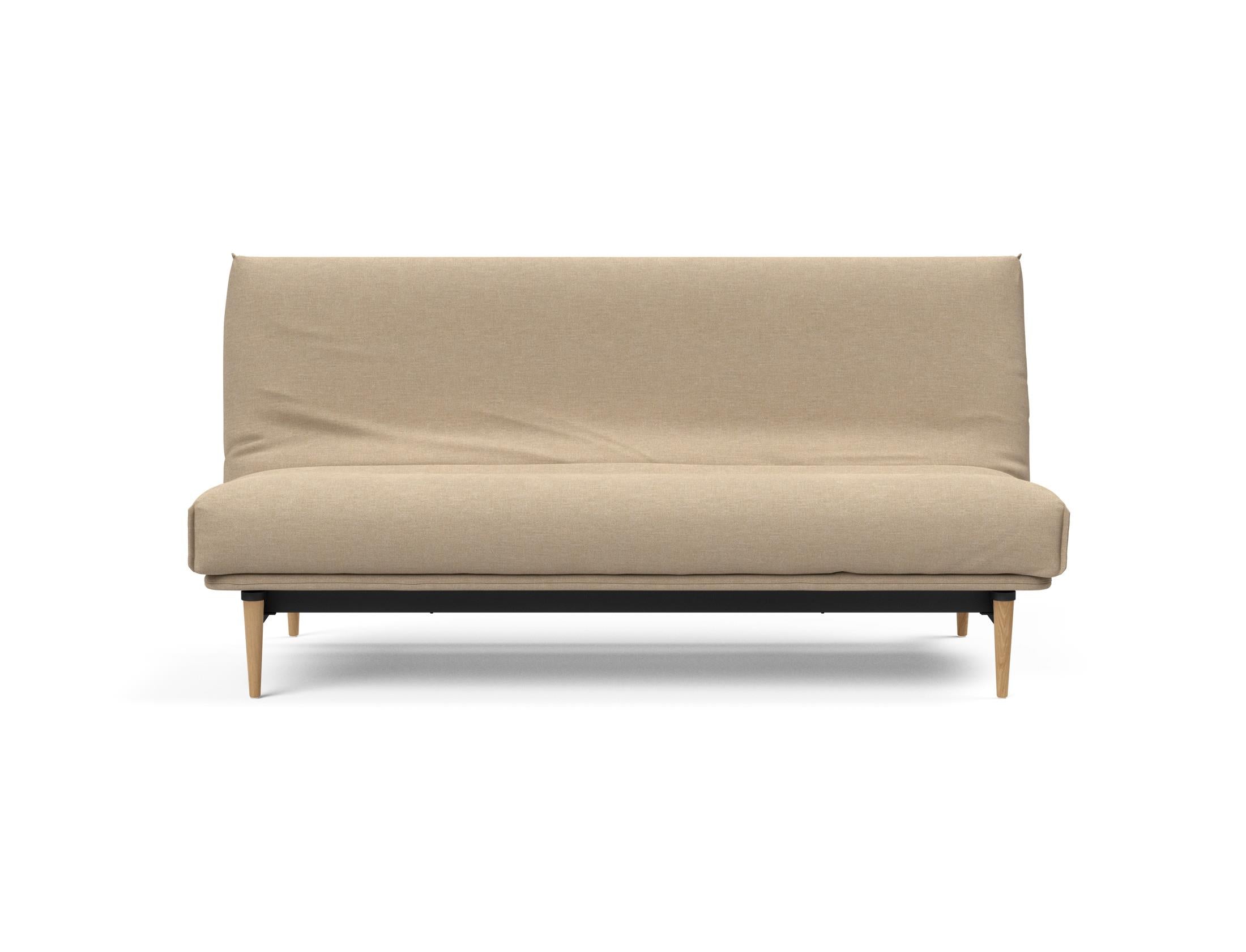 Modernes Colpus Bettsofa 140 in Nordic Cover, perfekt für gemütliche Nächte und vielseitige Wohnkonzepte.