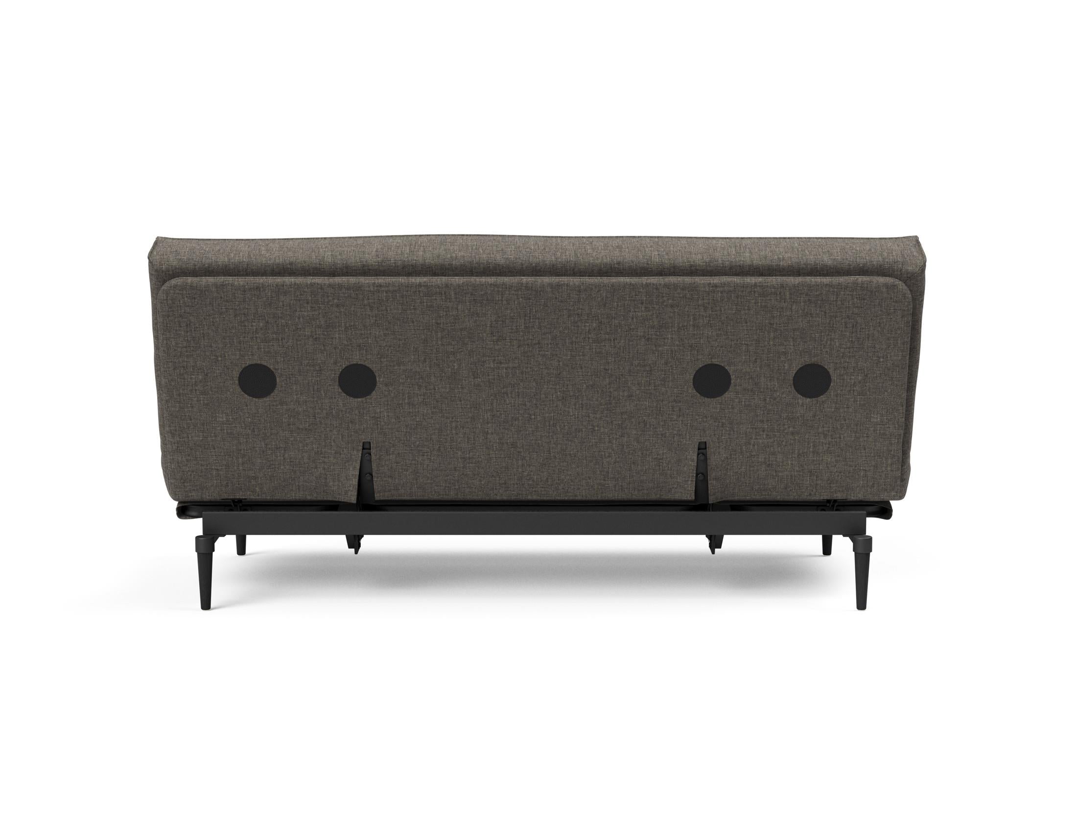 Entdecken Sie das Colpus Bettsofa 140 Sharp Plus Cover in Eiche schwarz – stilvoll, bequem und wandelbar vom Sofa zum Bett!