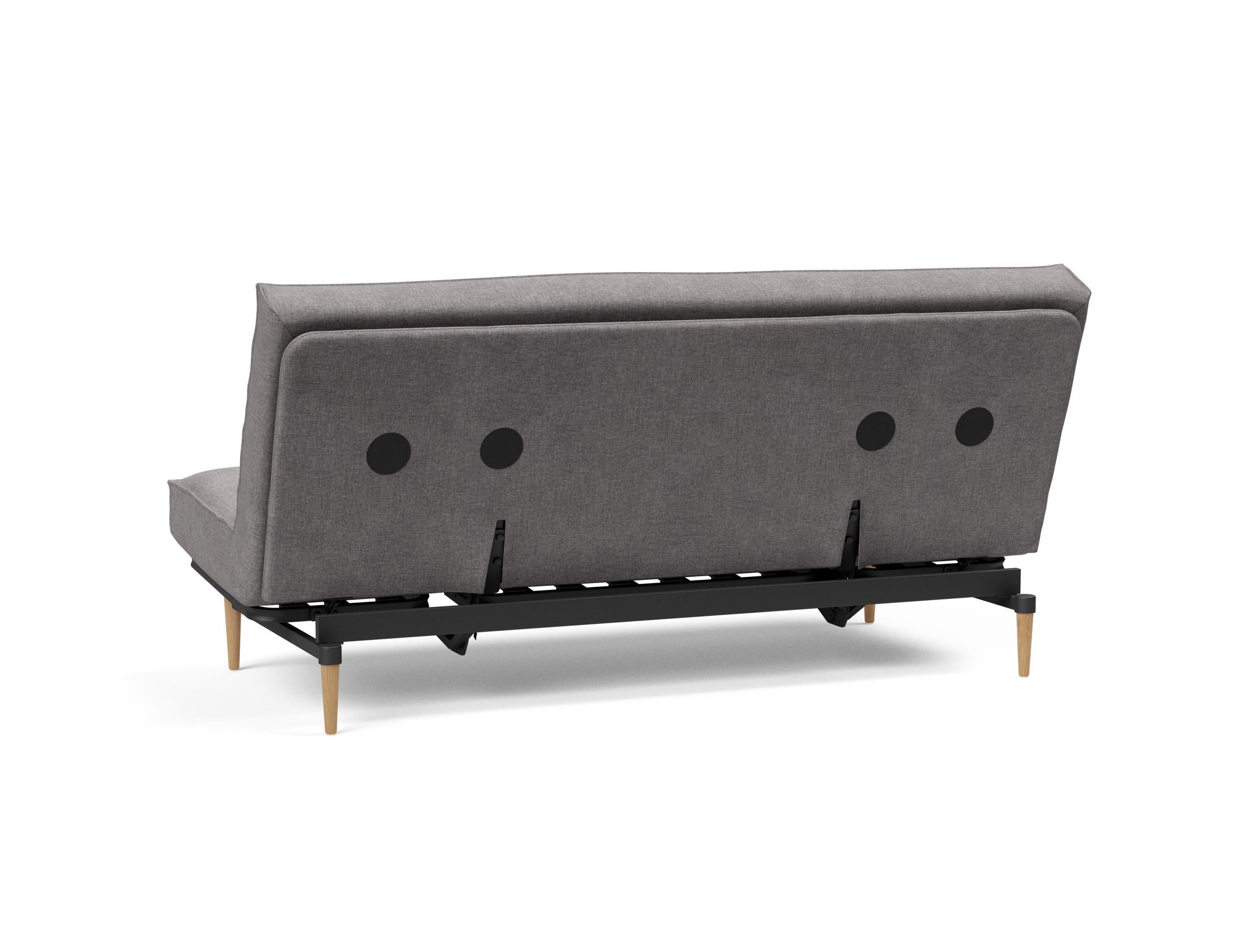 Entdecken Sie das Colpus Bettsofa 140 Sharp Plus Cover Soft Spring von Innovation Living – stilvoll, komfortabel und ideal für kleine Räume.