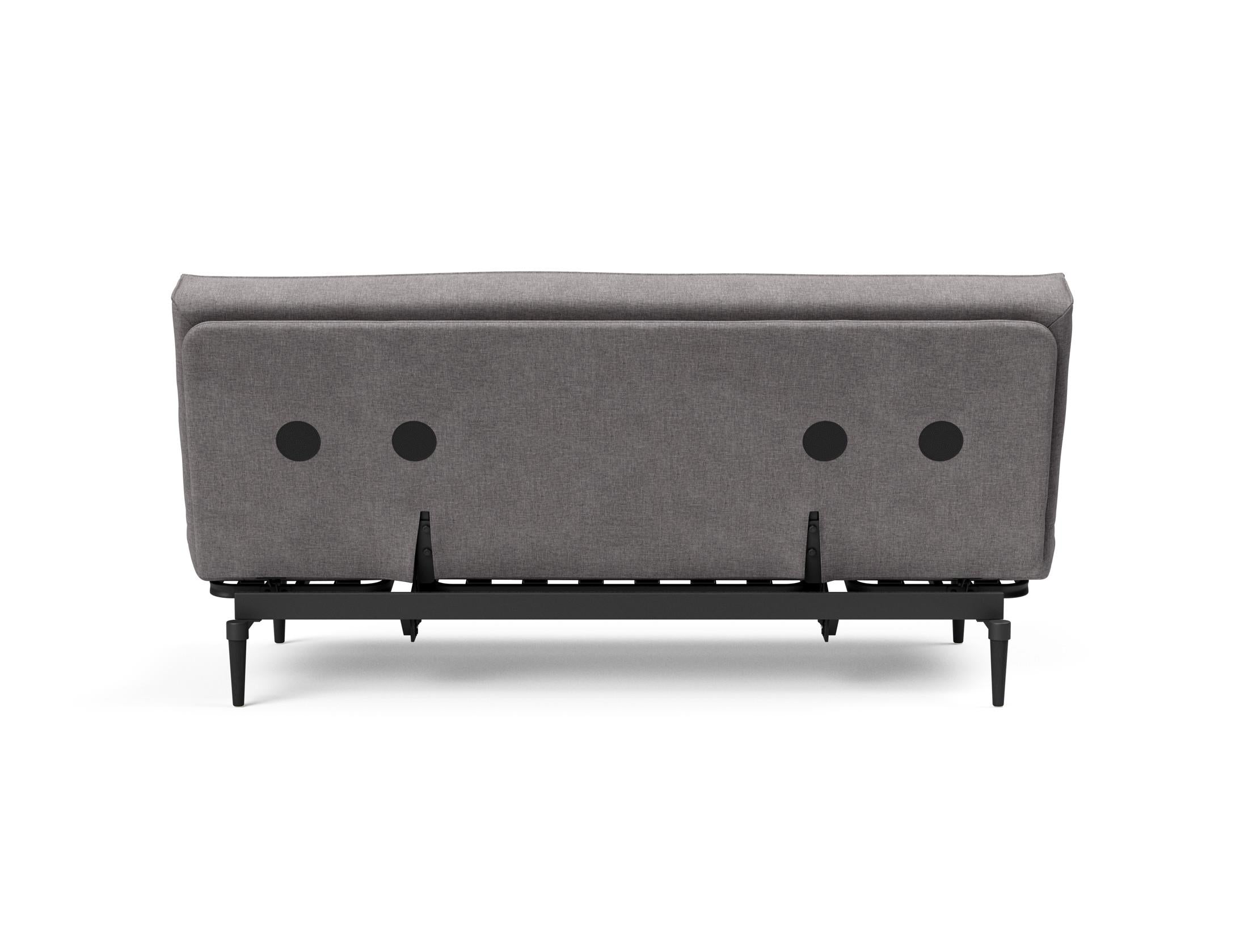 Erleben Sie das Colpus Bettsofa 140 Sharp Plus in stilvollem Eiche schwarz – perfekt für komfortable Nächte und zeitgemässe Einrichtung.