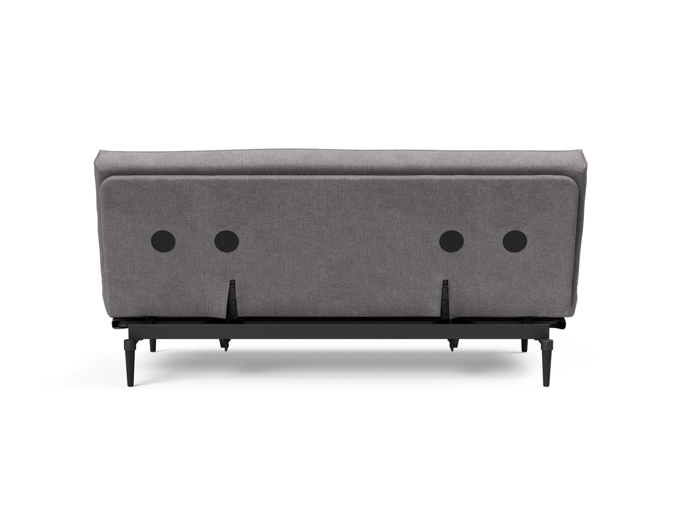 Entdecken Sie das Colpus Bettsofa 140 Sharp Plus Cover in Eiche schwarz – stilvoll, bequem und wandelbar vom Sofa zum Bett!