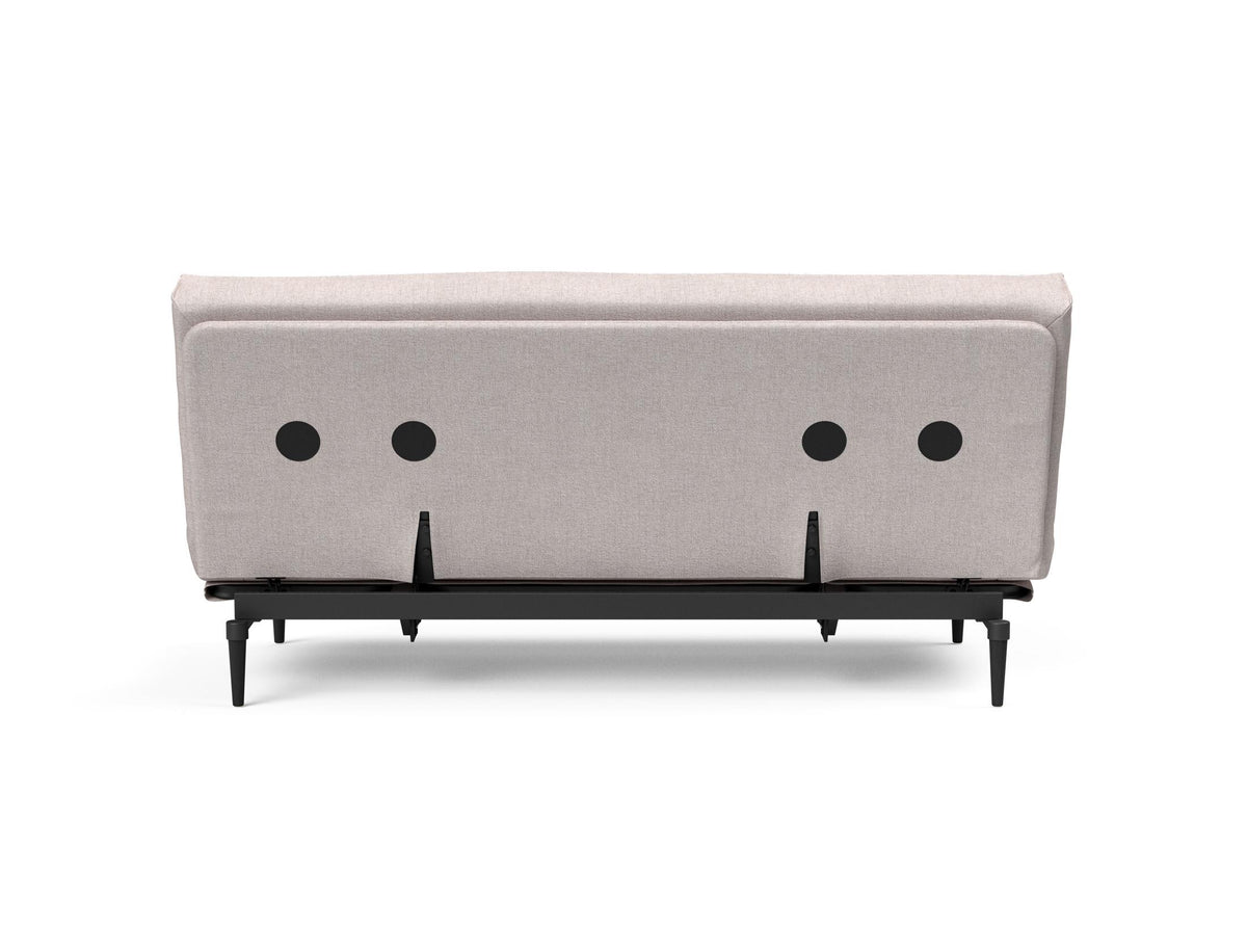 Colpus Bettsofa 140 Sharp Plus Cover Eiche schwarz mit Gestellbezug Soft Spring in 300 Weda Sand präsentiert im Onlineshop von KAQTU Design AG. Bettsofa ist von Innovation Living