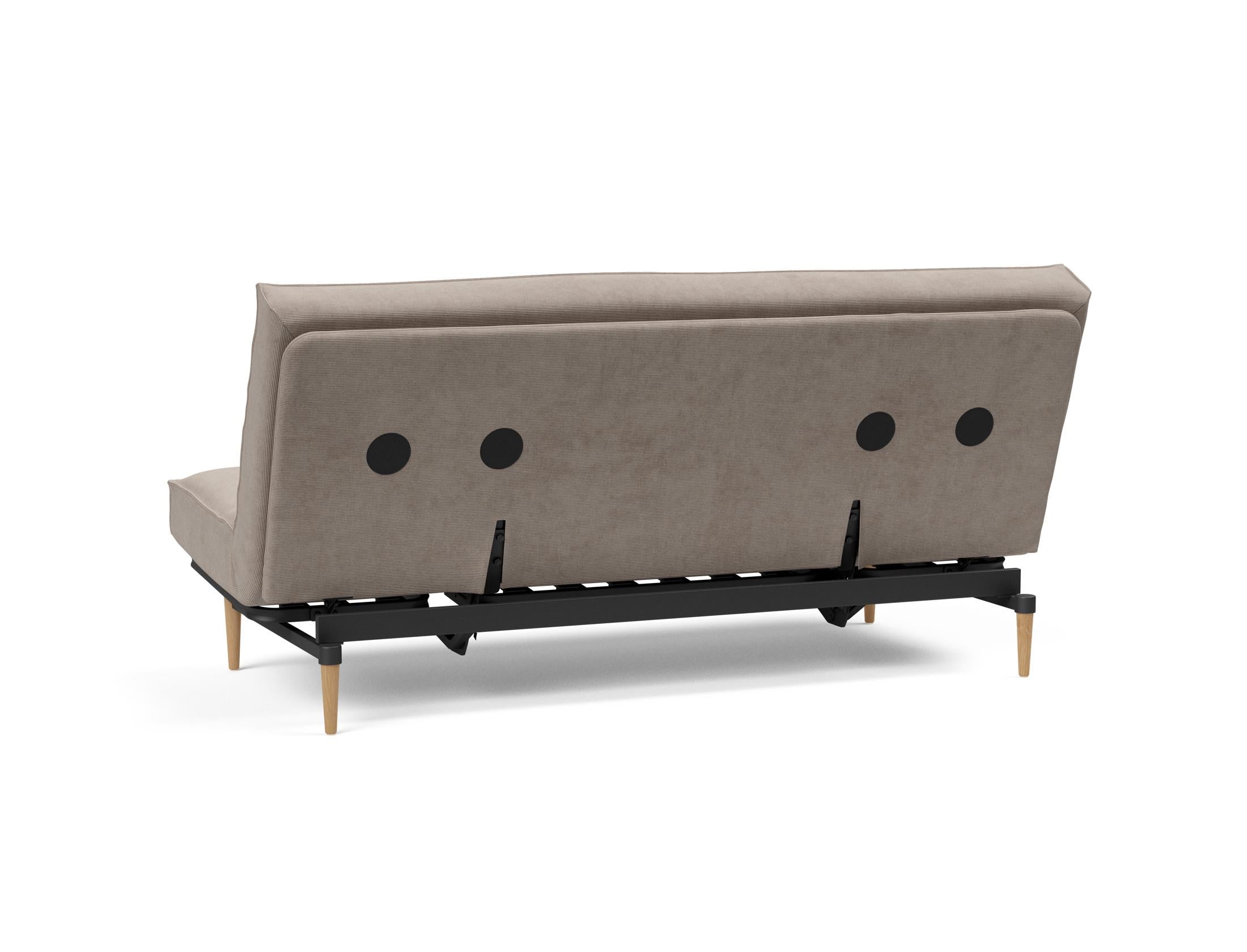 Erleben Sie das Colpus Bettsofa 140 Sharp Plus Cover Soft Spring von Innovation Living – modernes Design, herausragender Komfort und vielseitige Matratzenoptionen.