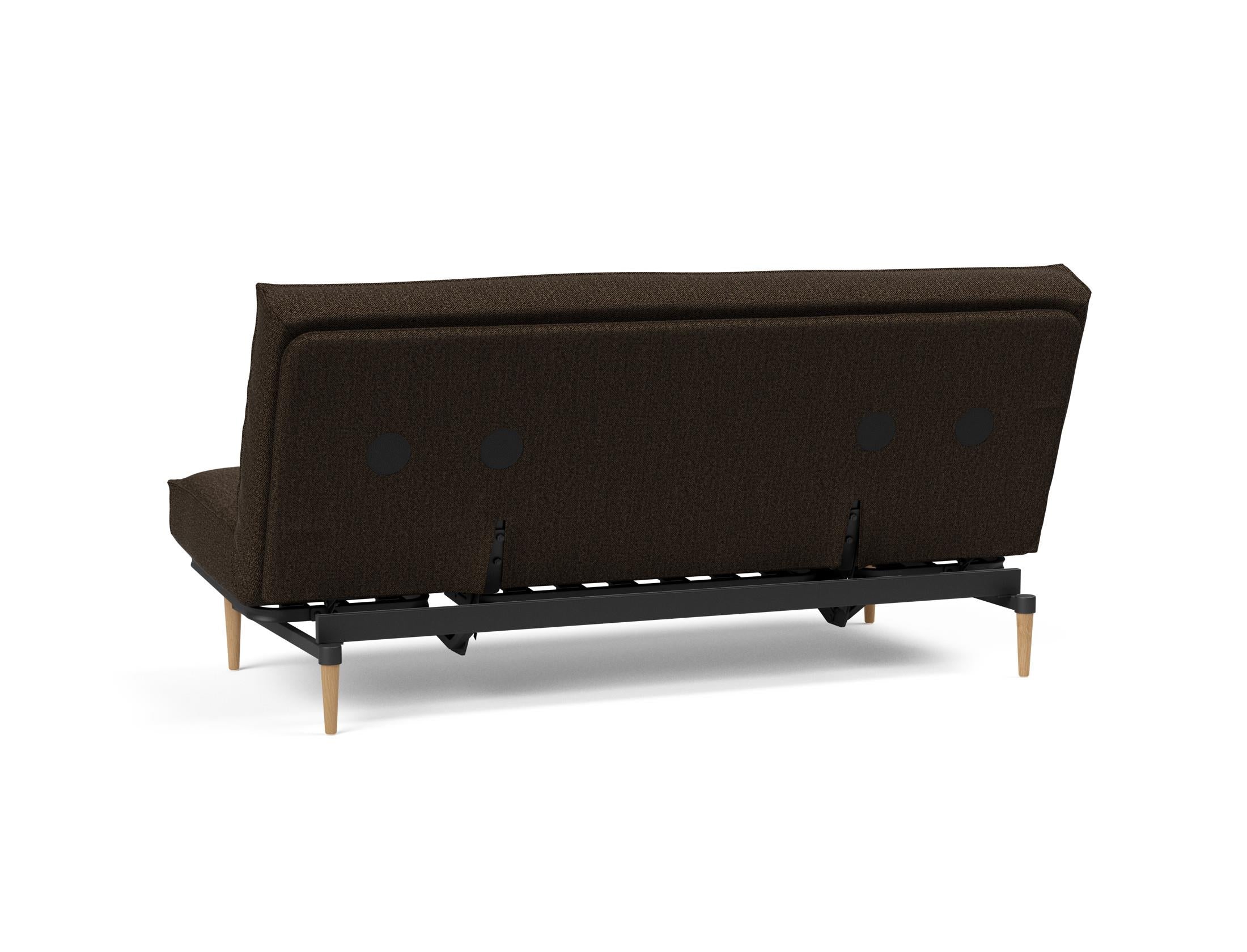 Entdecken Sie das Colpus Bettsofa 140 Sharp Plus Cover Soft Spring von Innovation Living – stilvoll, komfortabel und ideal für kleine Räume.