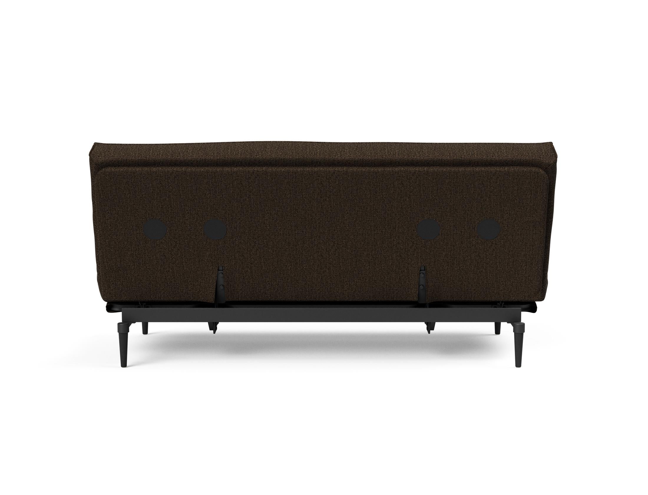 Entdecken Sie das Colpus Bettsofa 140 Sharp Plus Cover in Eiche schwarz – stilvoll, bequem und wandelbar vom Sofa zum Bett!