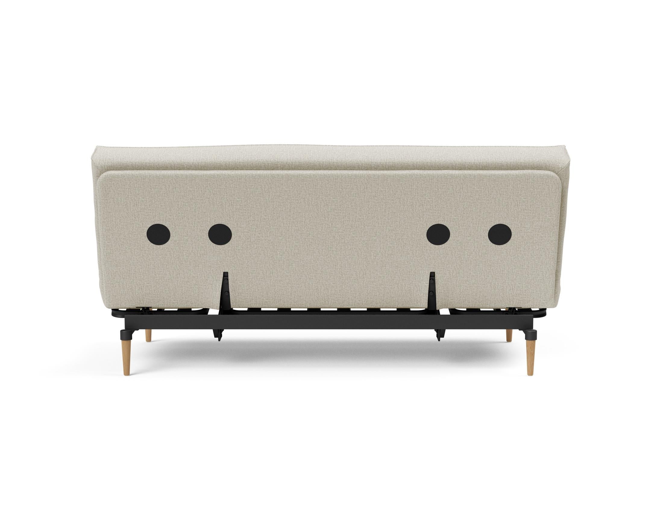 Entdecken Sie das Colpus Bettsofa 140 Sharp Plus Cover Soft Spring von Innovation Living – stilvoll, bequem und ideal für jedes Zuhause.