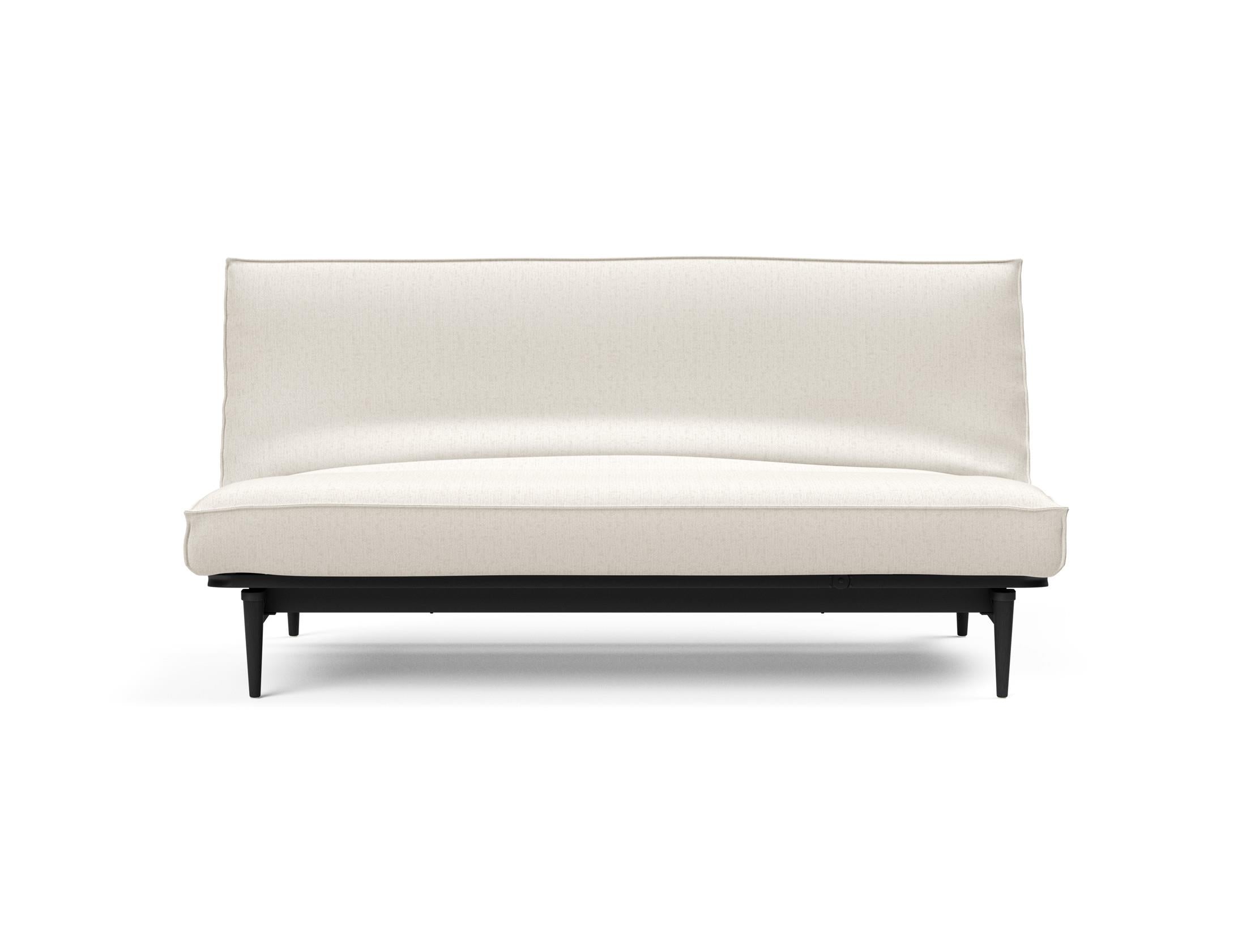 Modernes Colpus Bettsofa 140 Sharp Plus in eleganter Eiche schwarz, perfekt für kompakte Wohnräume. Bequeme Soft Spring Polsterung für höchsten Sitzkomfort.