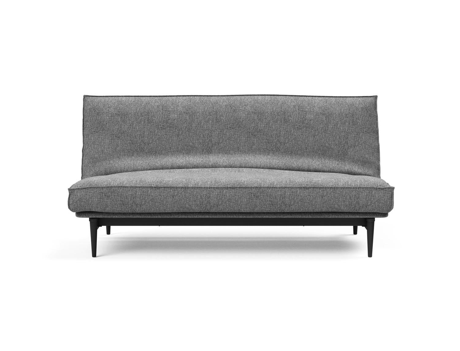 Modernes Bettsofa Colpus 140 in schwarzer Eiche, kombiniert Funktionalität und Stil für jeden Wohnraum.