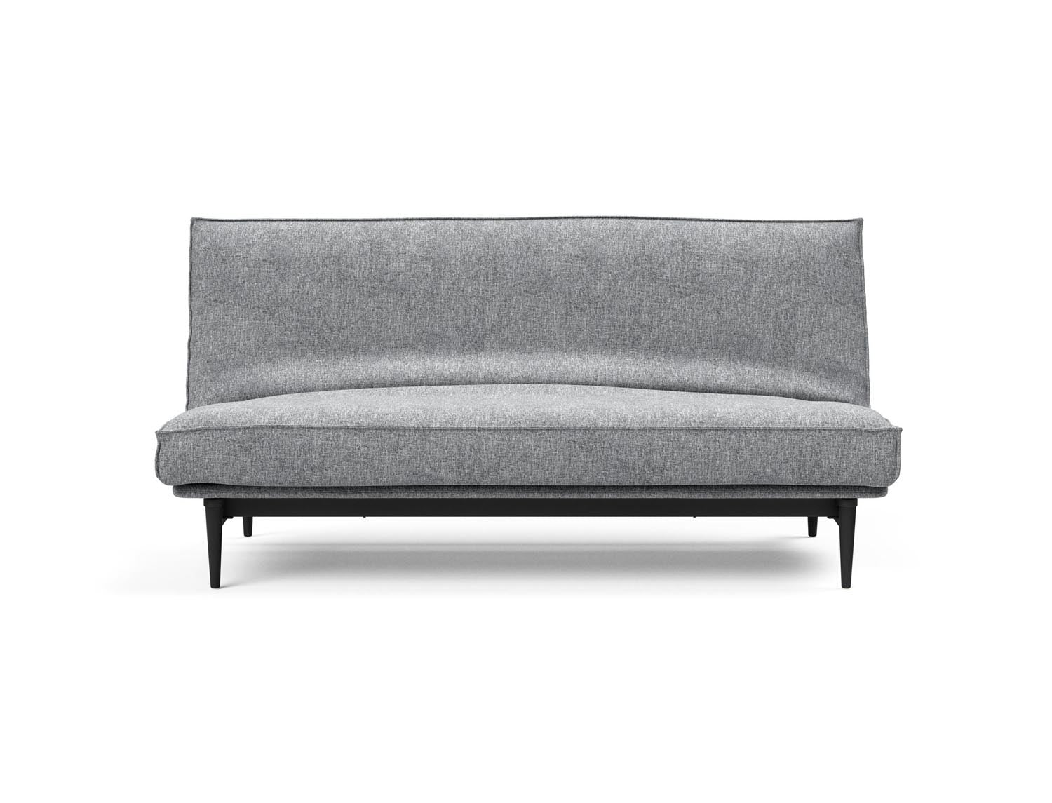 Colpus Bettsofa 140 Sharp Plus Cover Eiche schwarz mit Gestellbezug Soft Spring in 565 Twist Granite präsentiert im Onlineshop von KAQTU Design AG. Bettsofa ist von Innovation Living