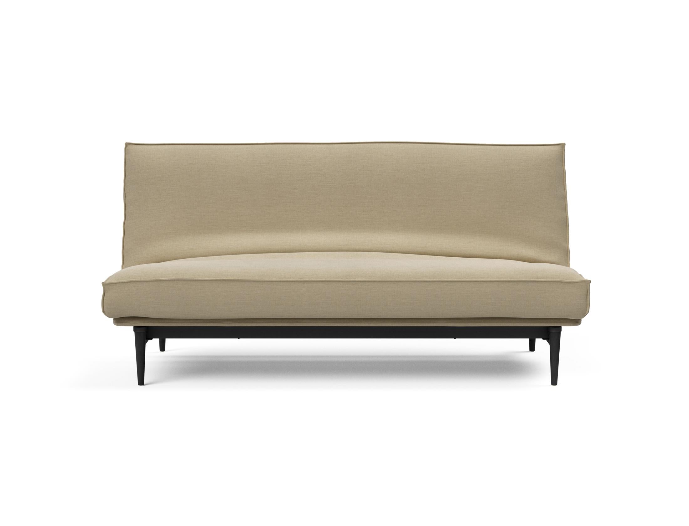 Elegantes Colpus Bettsofa 140 in schwarzer Eiche, ideal für stilvolle Wohnräume, bietet Komfort und vielseitige Nutzungsmöglichkeiten.