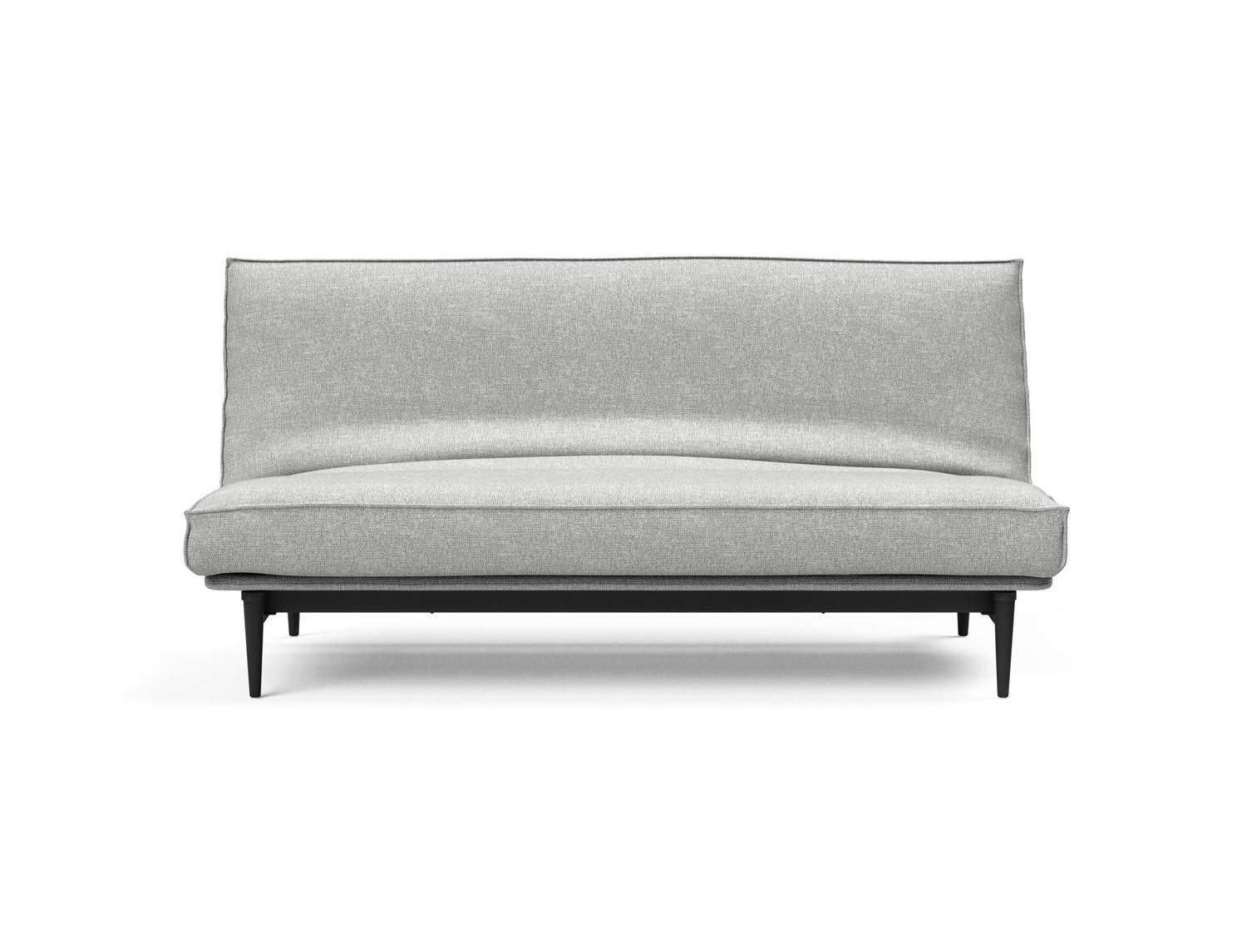 Stylisches Colpus Bettsofa in schwarzer Eiche, ideal für kleine Räume, kombiniert Funktionalität mit zeitgemäßem Stil und Komfort.