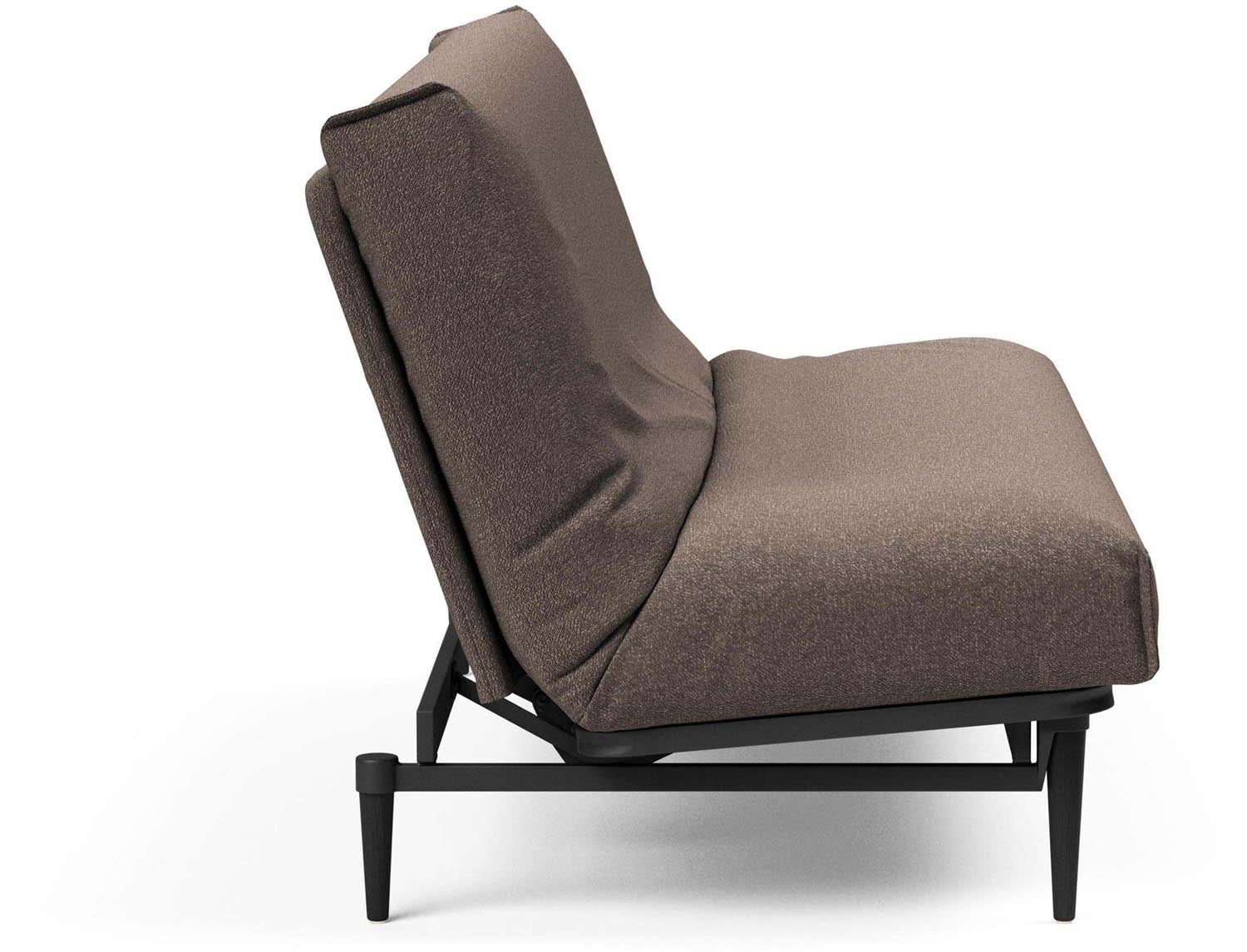 Erleben Sie das elegante Colpus Bettsofa 140 Nordic Cover in schwarzer Eiche von Innovation Living – perfekt für modernes Wohnen und vielseitige Nutzung.