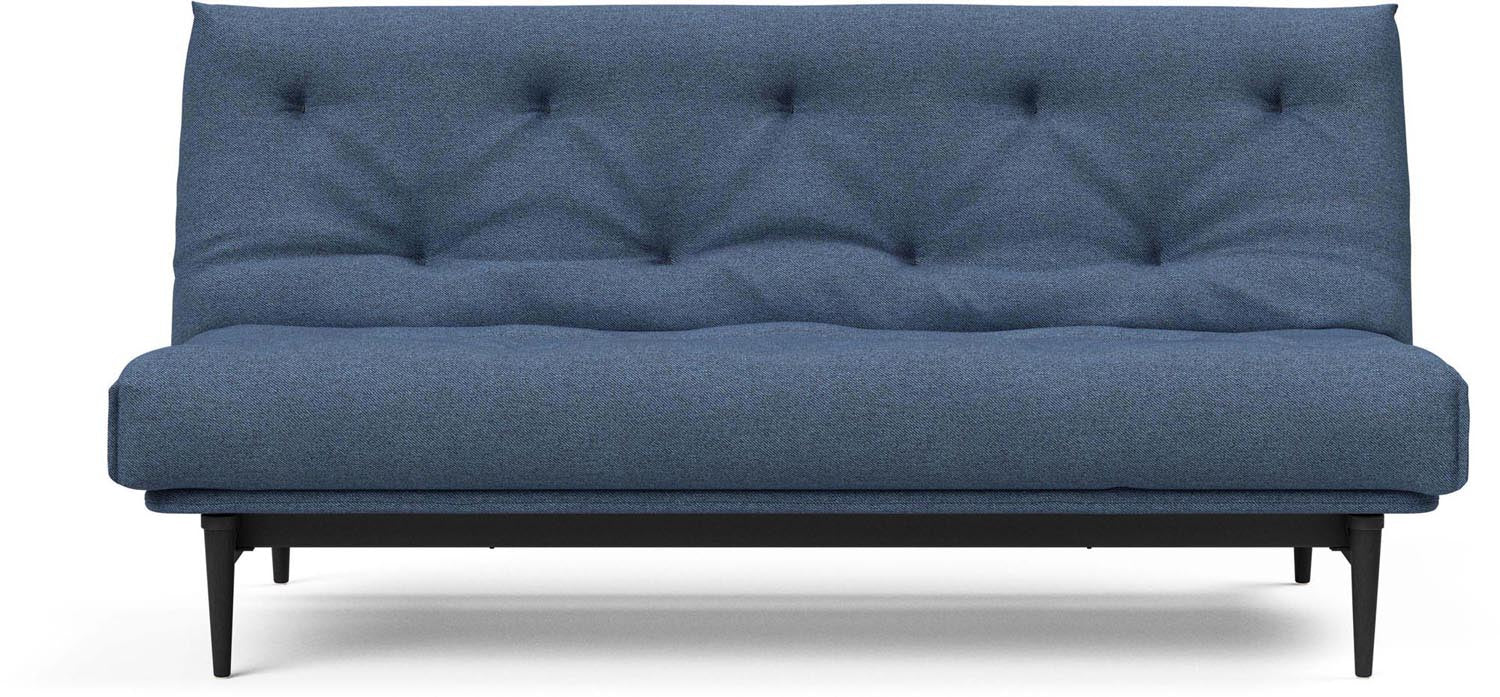 Erleben Sie das elegante Colpus Bettsofa 140 in Nordic Eiche schwarz von Innovation Living – ideal für moderne Räume und flexible Nutzung.