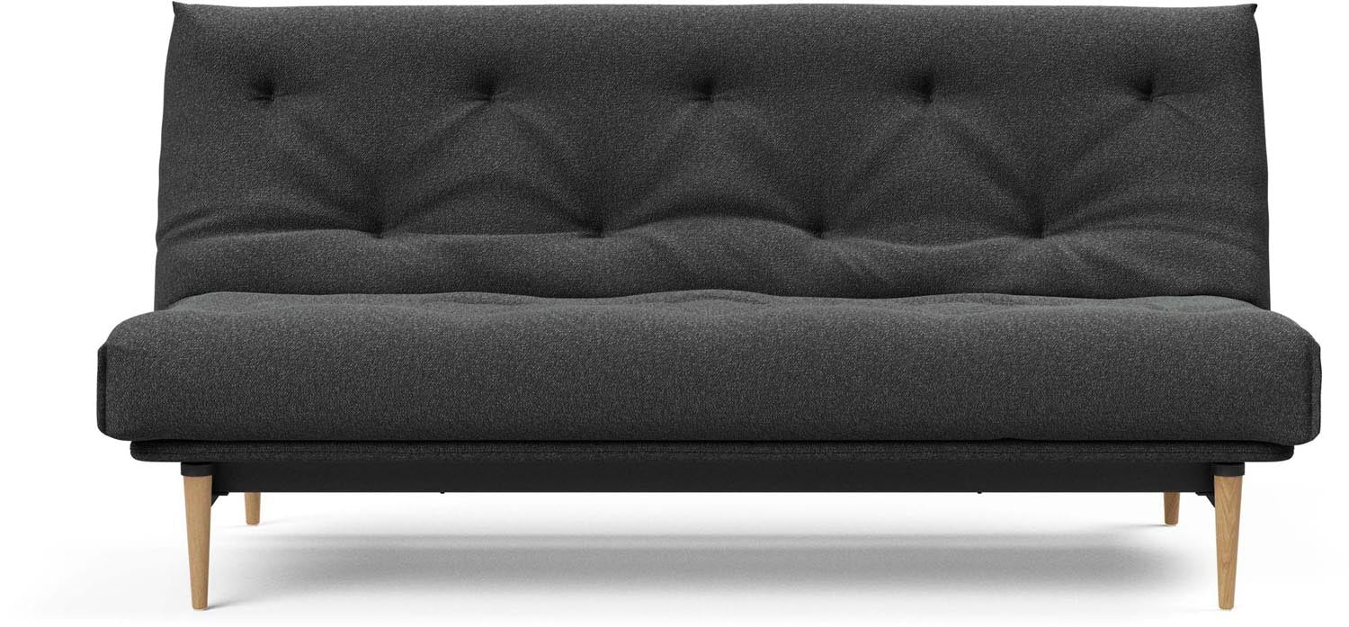 Erleben Sie das stilvolle Colpus Bettsofa 140 Nordic Classic von Innovation Living – ideal für zeitgemässe Räume und vielseitige Schlafmöglichkeiten.