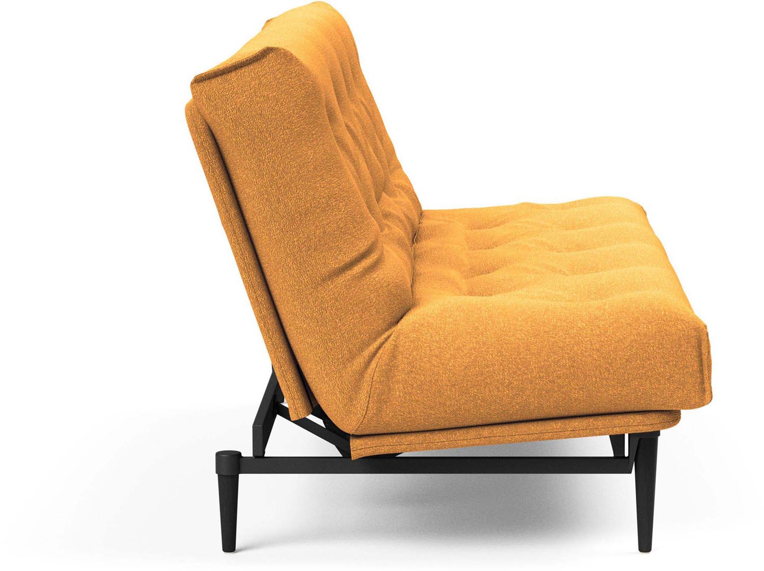 Erleben Sie das elegante Colpus Bettsofa 140 in Nordic Eiche schwarz von Innovation Living – ideal für moderne Räume und flexible Nutzung.