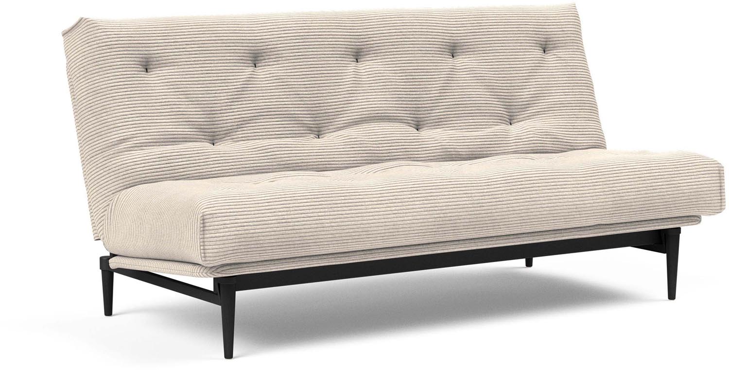 Entdecken Sie das stilvolle Colpus Bettsofa 140 in Nordic Eiche schwarz von Innovation Living – perfekt für zeitgemässe Wohnkonzepte und vielseitige Einsätze.