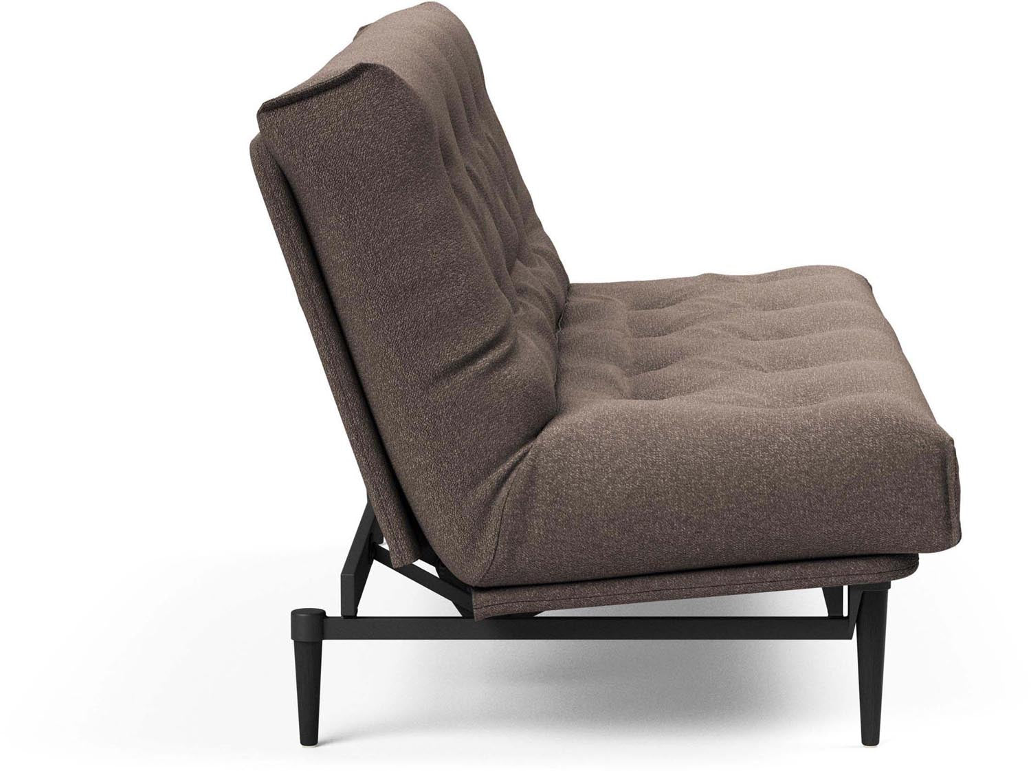 Erleben Sie das elegante Colpus Bettsofa 140 in Nordic Eiche schwarz – ideal für modernes Wohnen und entspannende Schlafmomente.
