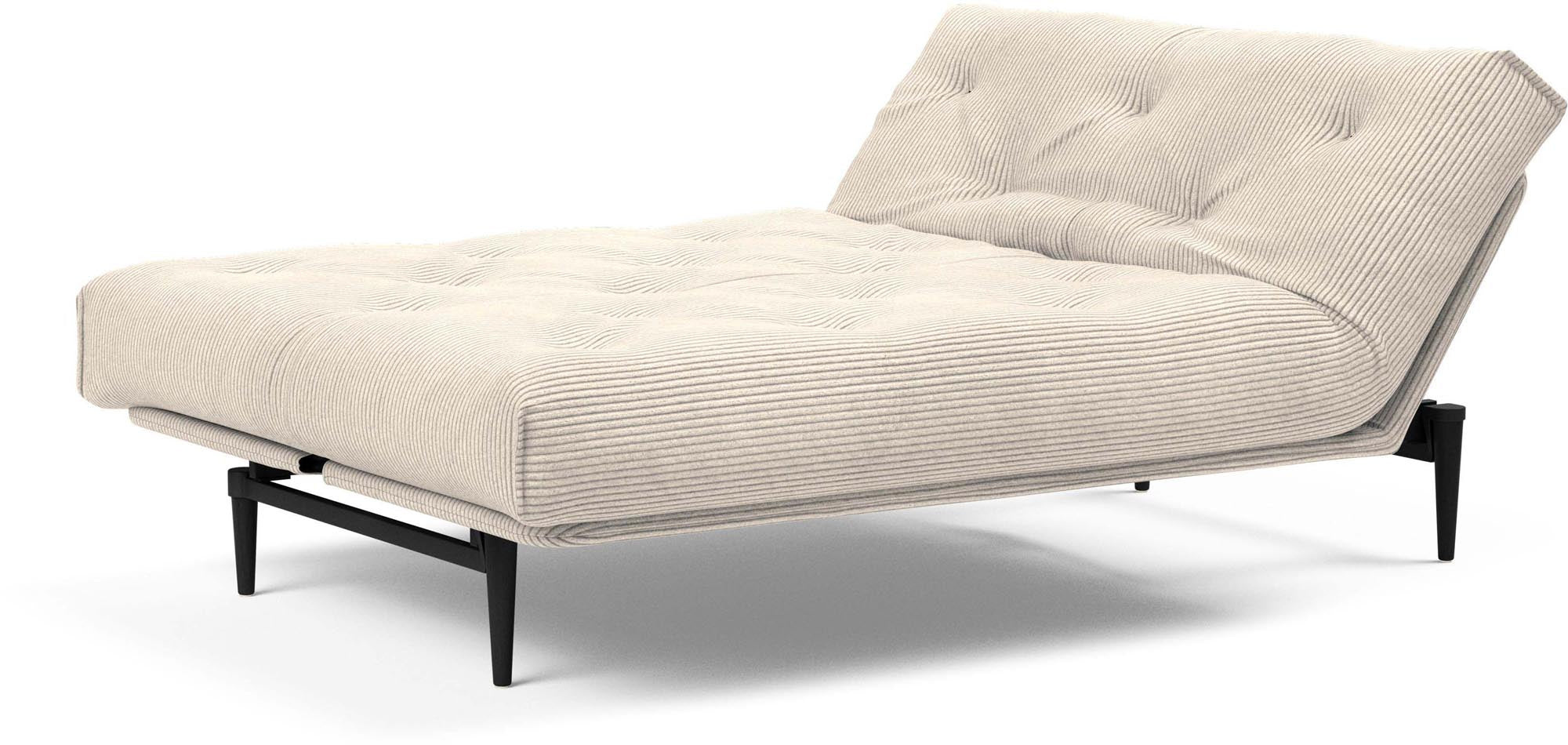 Colpus Bettsofa 140 Nordic Eiche schwarz Spring: modernes Design, Komfort, Funktionalität, ideal für kleine Räume, hochwertige Materialien.