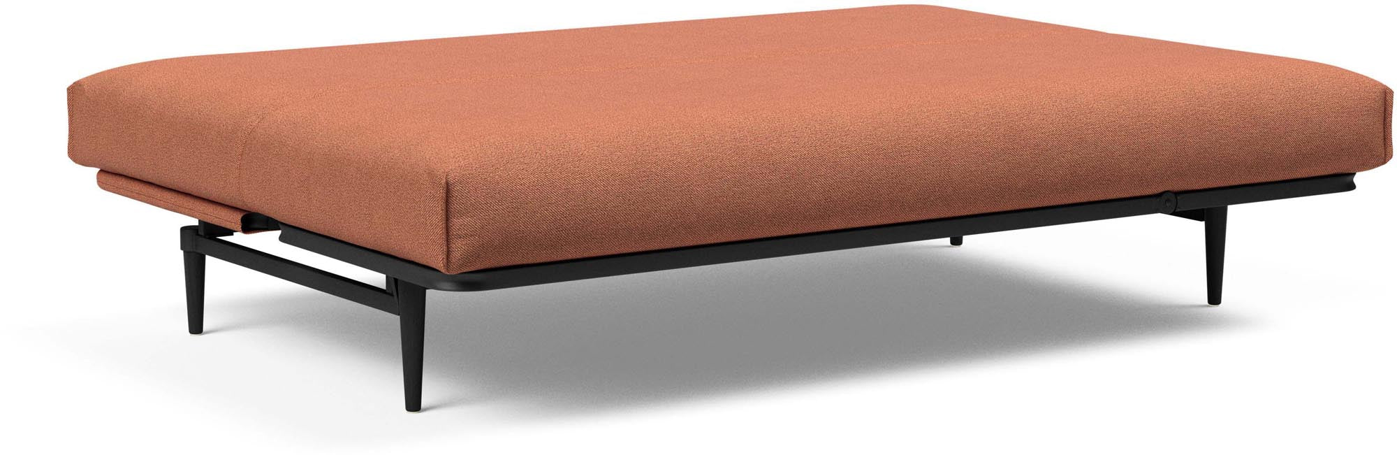 Erleben Sie das Colpus Bettsofa 140 in stilvollem Eiche schwarz mit Nordic Cover – ideal für modernes Wohnen und entspannenden Schlaf.