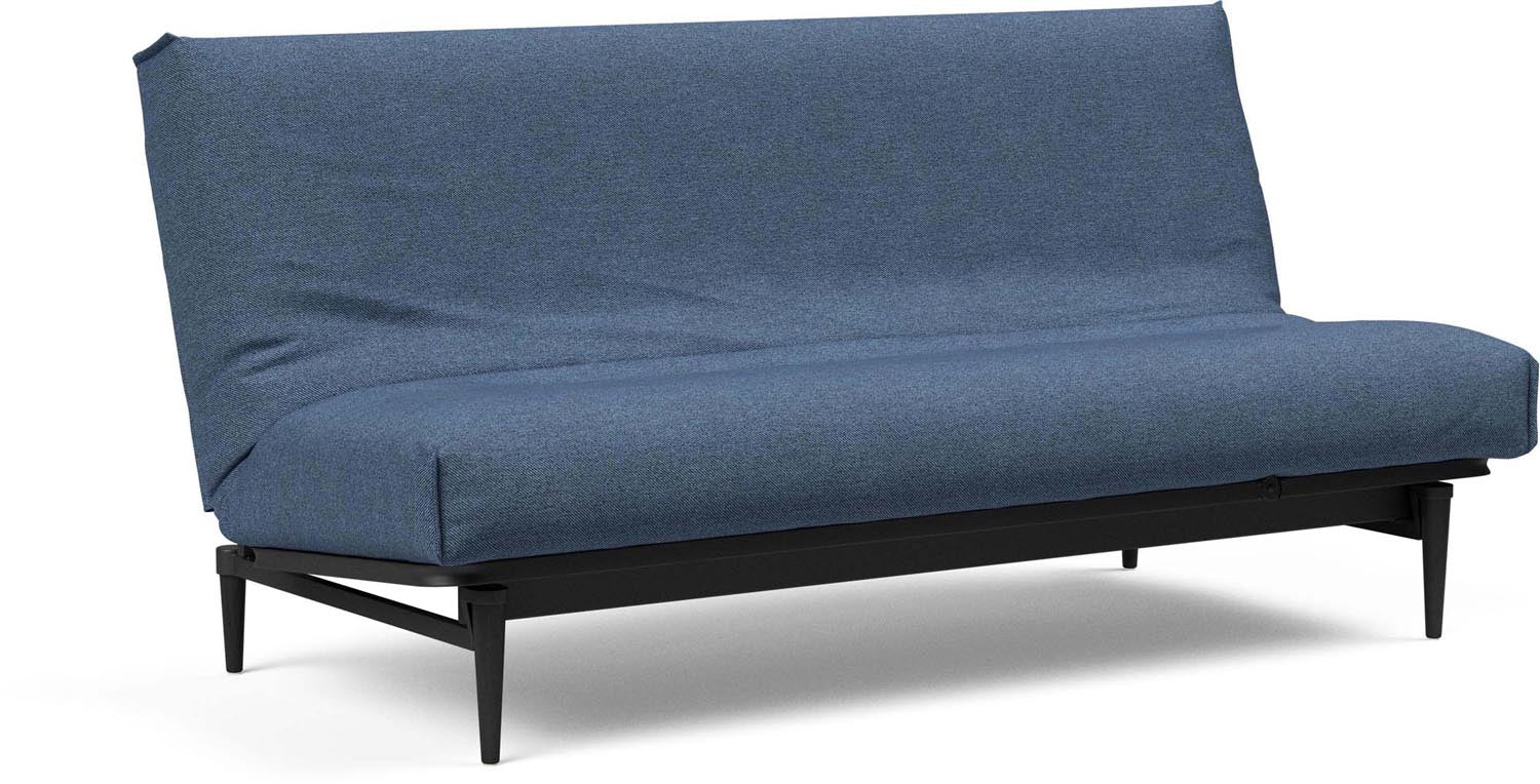 Erleben Sie das Colpus Bettsofa 140 in elegantem Eiche schwarz mit Nordic Cover – ideal für modernes Wohnen und komfortable Übernachtungen.
