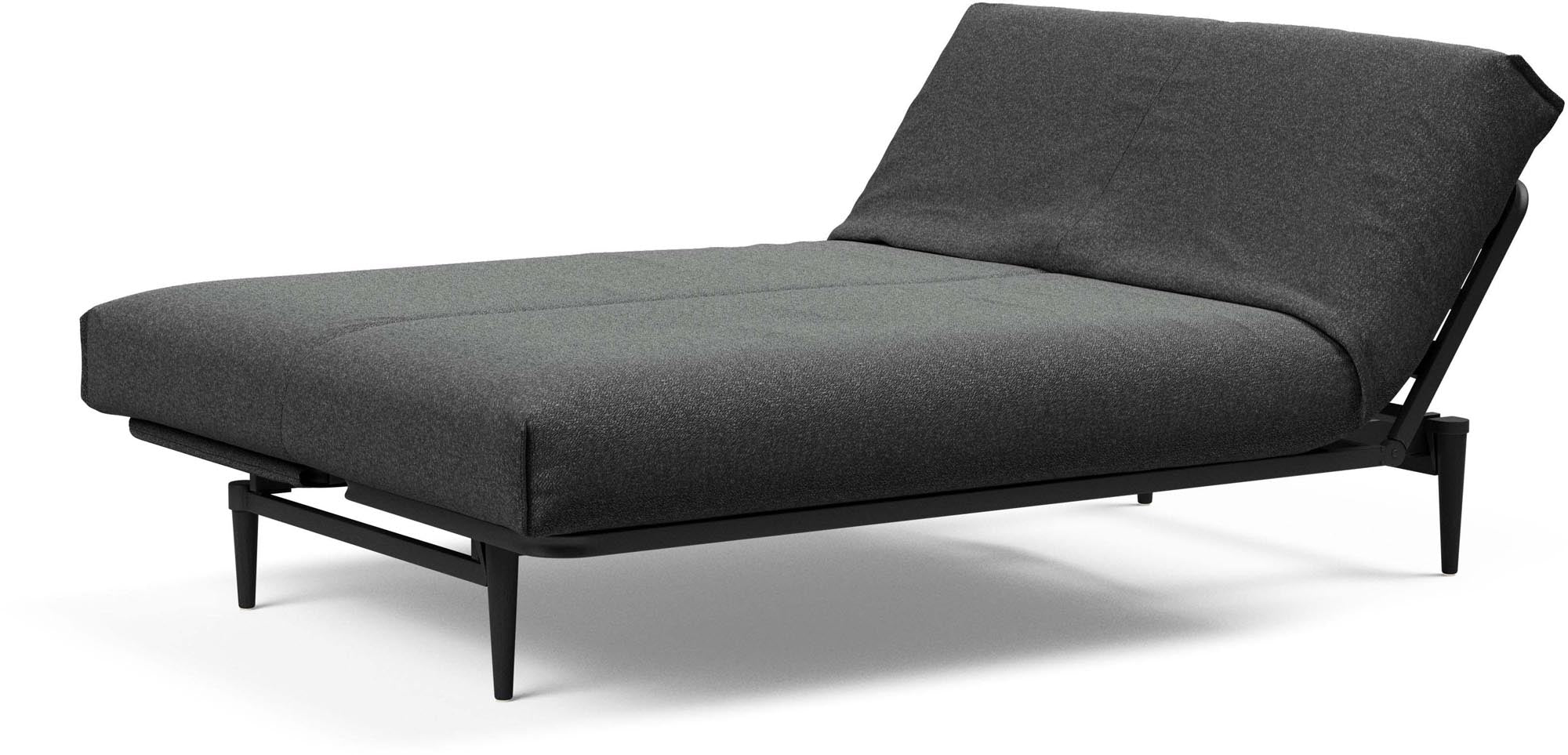 Erleben Sie das Colpus Bettsofa 140 mit elegantem Nordic Cover in Eiche schwarz – ideal für modernes Wohnen und entspannte Schlafmomente.