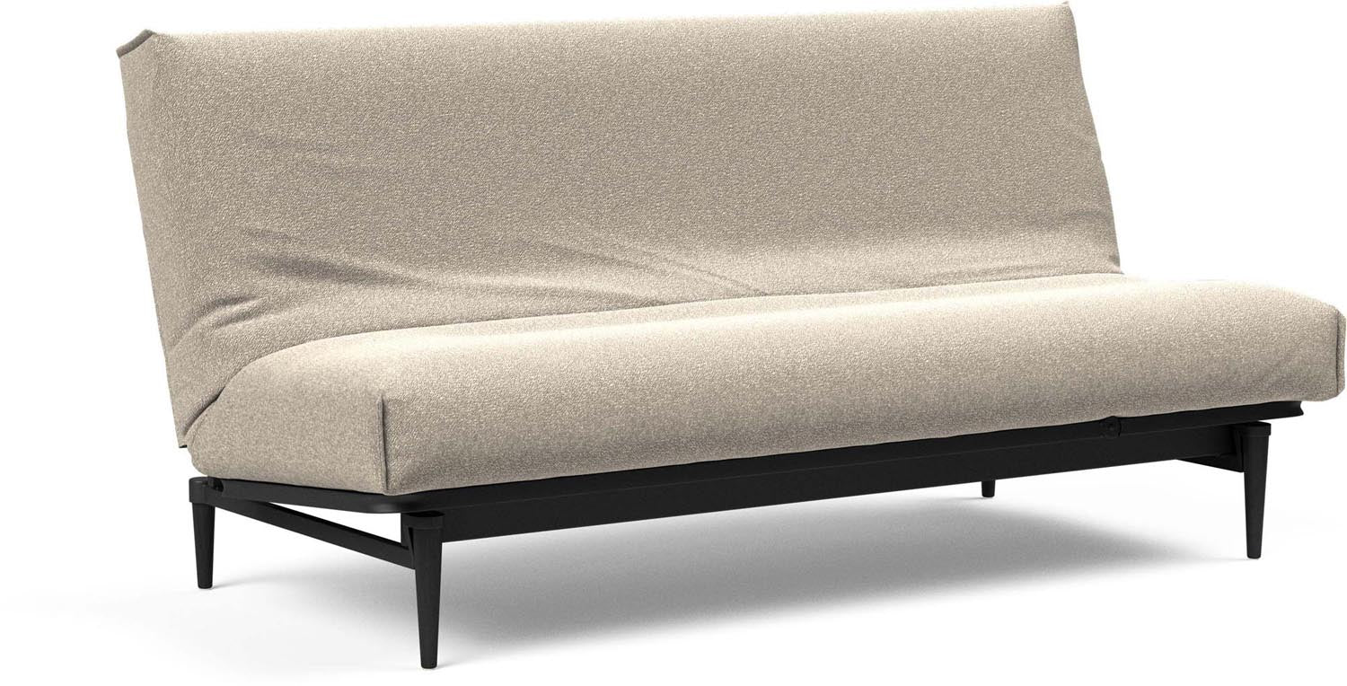 Erleben Sie das Colpus Bettsofa 140 mit elegantem Nordic Cover in Eiche schwarz – ideal für modernes Wohnen und entspannte Schlafmomente.
