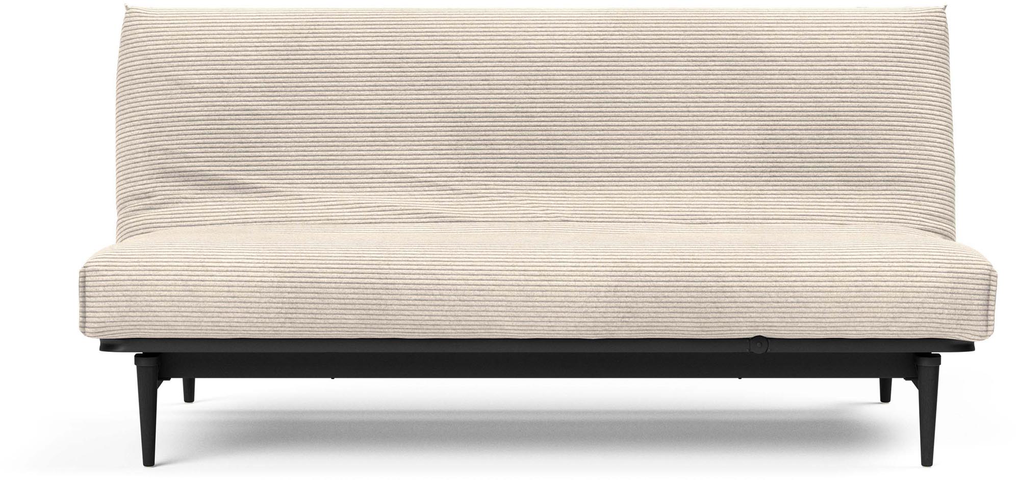 Entdecken Sie das stilvolle Colpus Bettsofa 140 in Eiche schwarz mit Nordic Cover – perfekt für zeitgemässe Einrichtung und gemütliche Nächte.