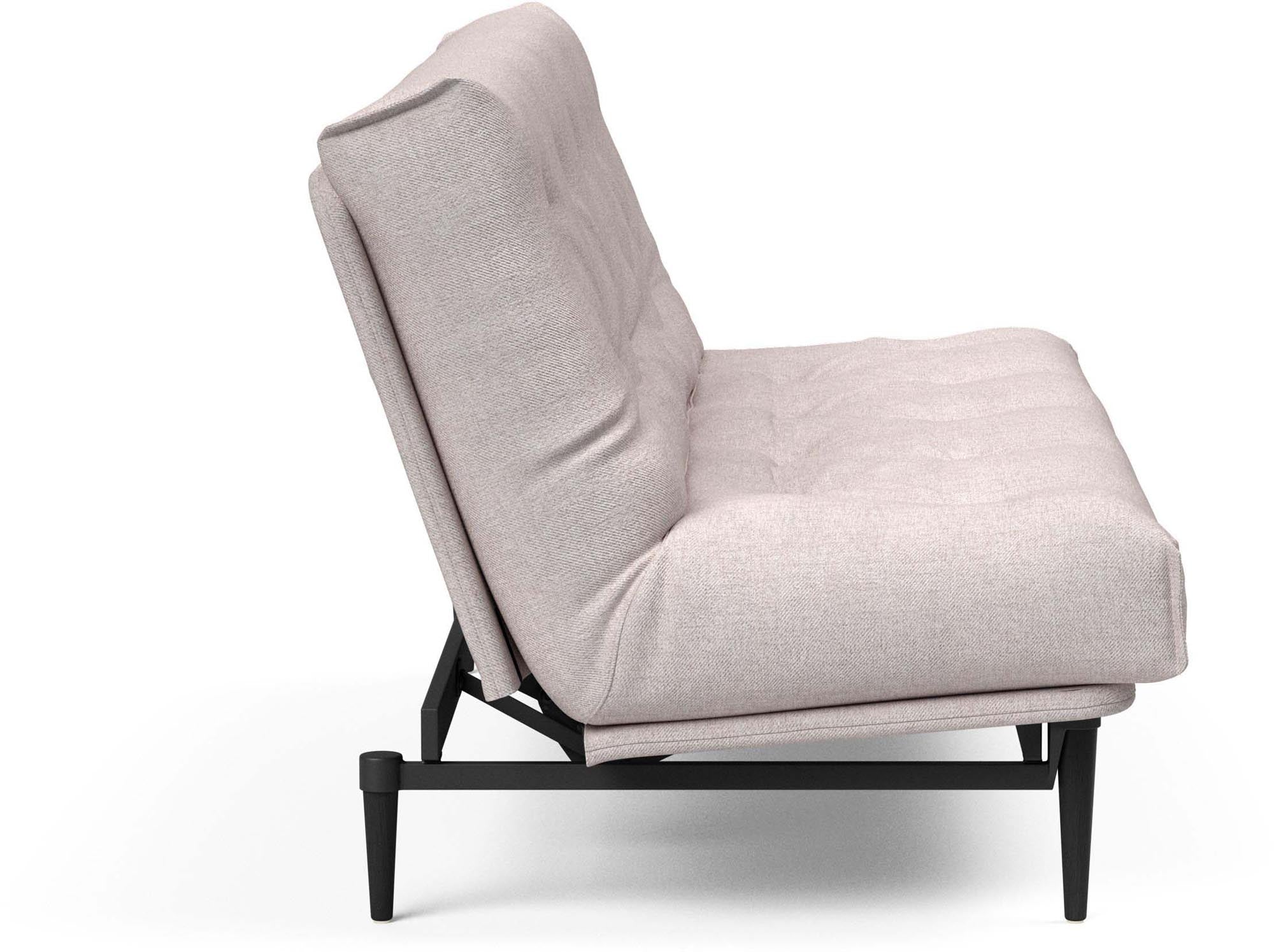 Erleben Sie das Colpus Bettsofa 140 in elegantem Nordic Eiche schwarz von Innovation Living – ideal für moderne Räume und flexible Nutzung.