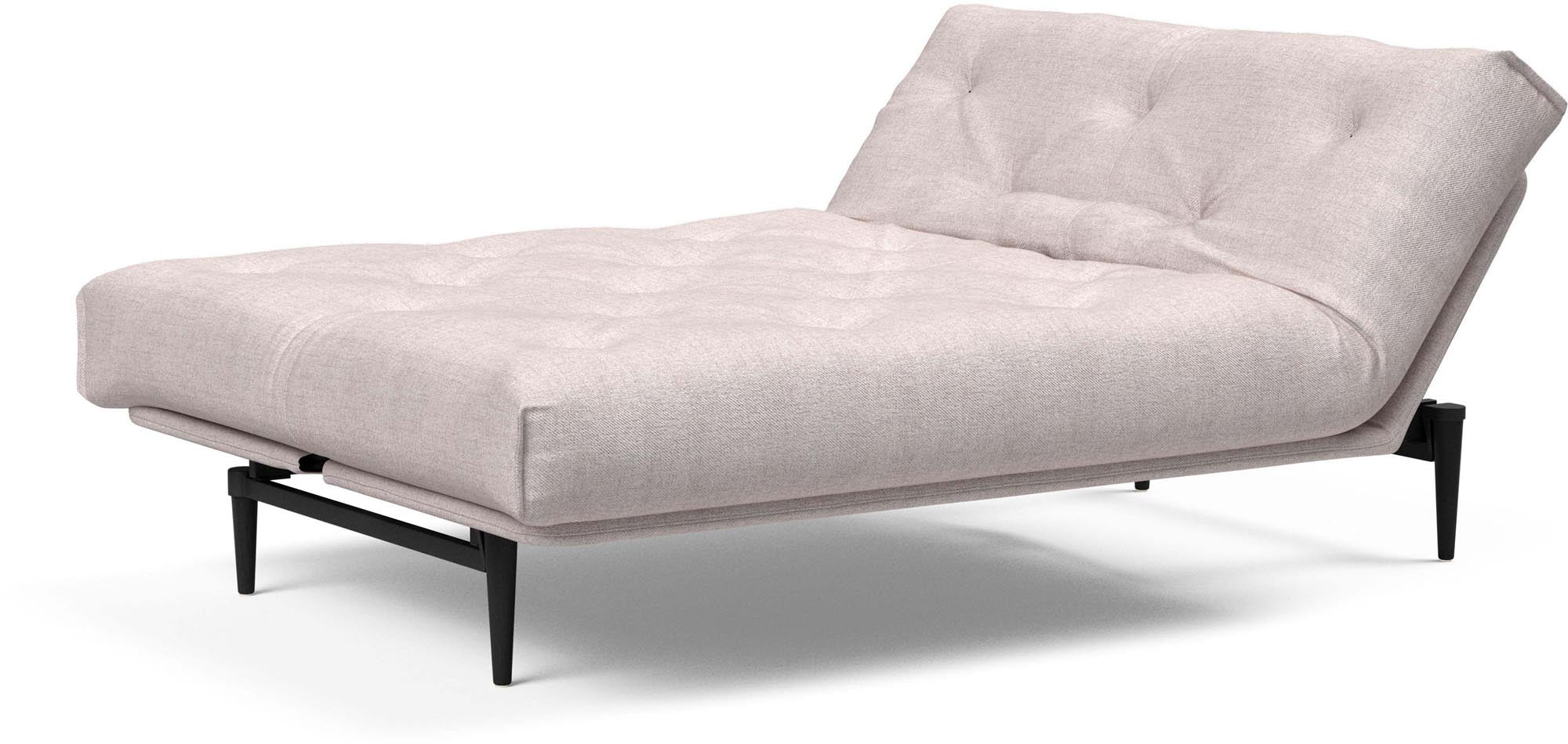 Entdecken Sie das stilvolle Colpus Bettsofa 140 in Nordic Eiche schwarz von Innovation Living – perfekt für zeitgemässe Wohnkonzepte und vielseitige Einsätze.
