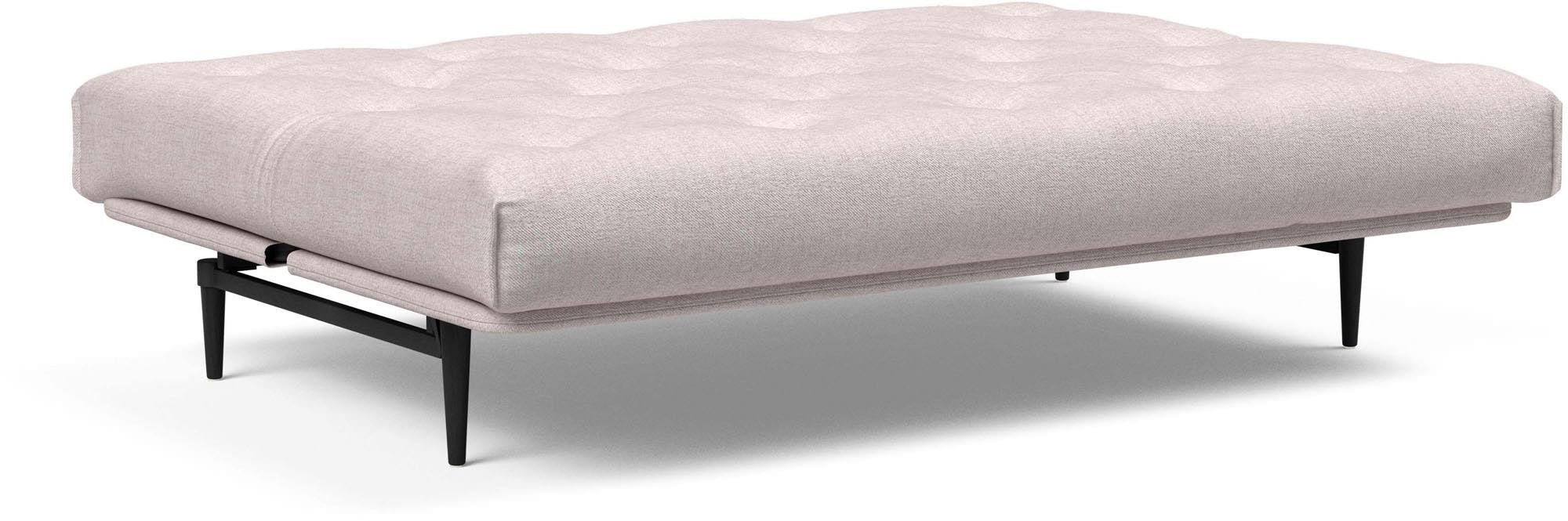 Entdecken Sie das Colpus Bettsofa 140 in Nordic Eiche schwarz von Innovation Living – stilvolles Design trifft auf vielseitige Funktionalität und Komfort.