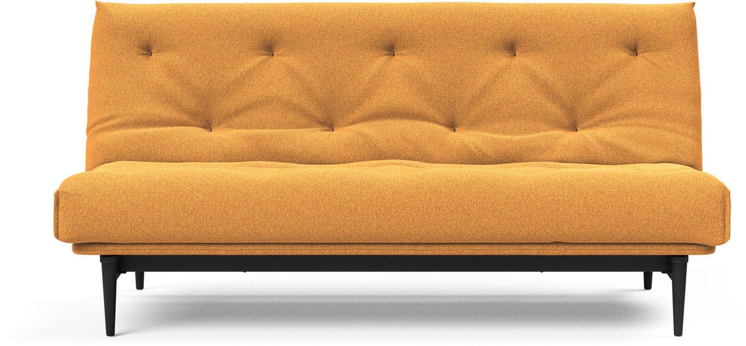 Erleben Sie das elegante Colpus Bettsofa 140 in Nordic Eiche schwarz von Innovation Living – ideal für moderne Räume und flexible Nutzung.