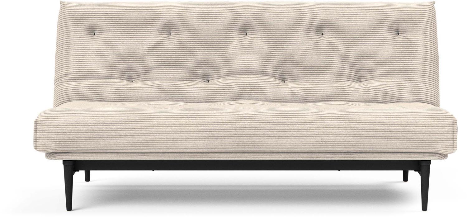 Erleben Sie das elegante Colpus Bettsofa 140 in Nordic Eiche schwarz von Innovation Living – ideal für moderne Räume und flexible Nutzung.