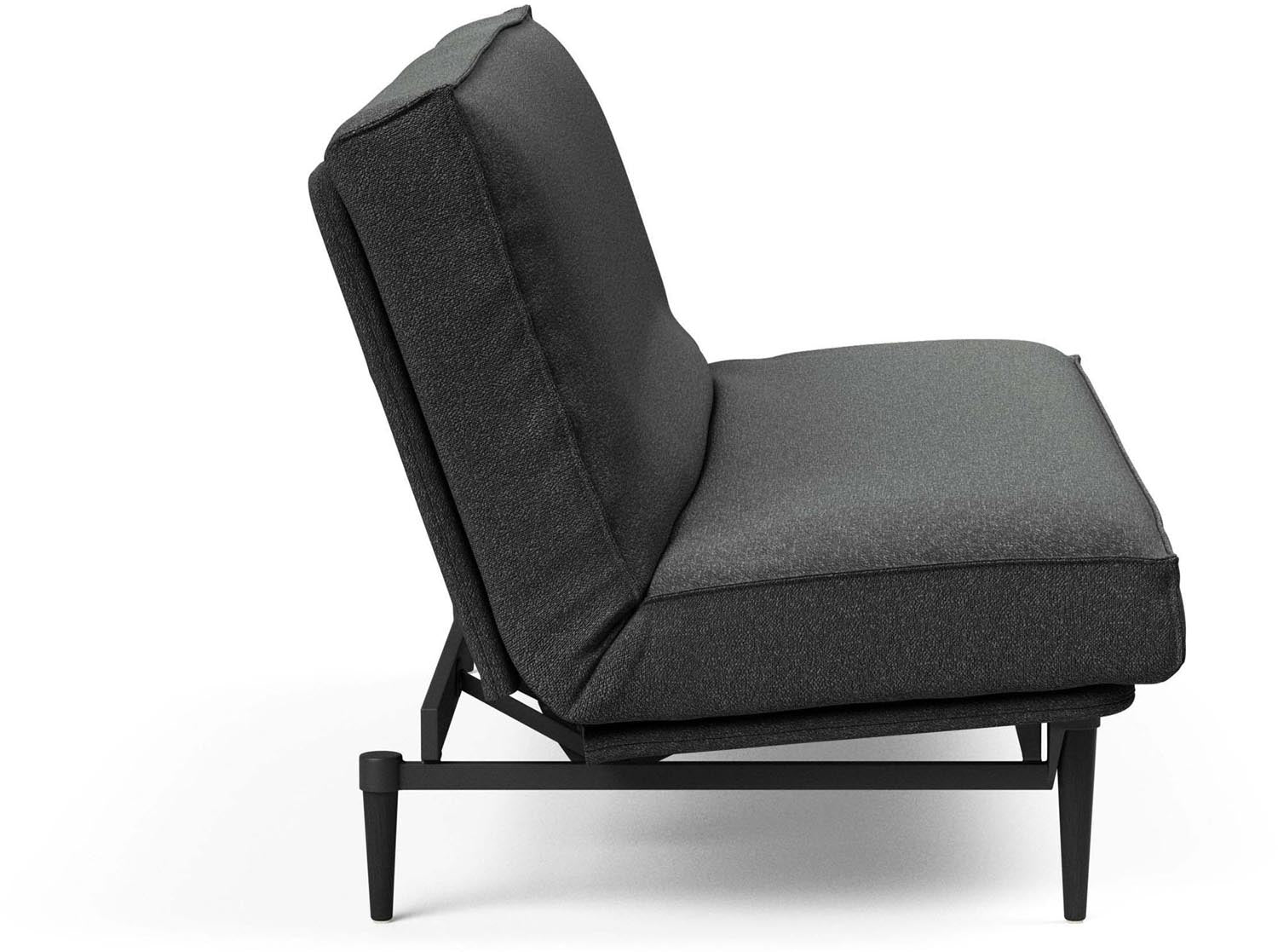 Entdecken Sie das vielseitige Colpus Bettsofa 140 Sharp Plus in edler schwarzer Eiche von Innovation Living – perfekt für modernes Wohnen.