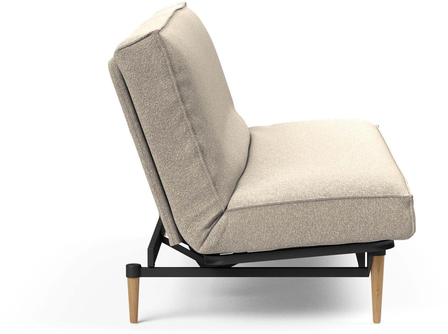 Erleben Sie das elegante Colpus Bettsofa 140 Sharp Plus Cover Classic von Innovation Living – perfekt für modernes Wohnen und gemütliche Nächte.
